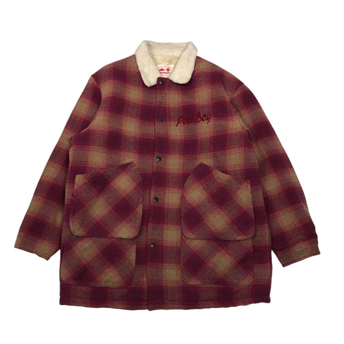 Hysteric Glamour 🔥VINTAGE CHORE WOOL WORKER JACKET POSHBOY BIG LOGO TARTAN Size US L / EU 52-54 / 3 - 1 Thumbnail