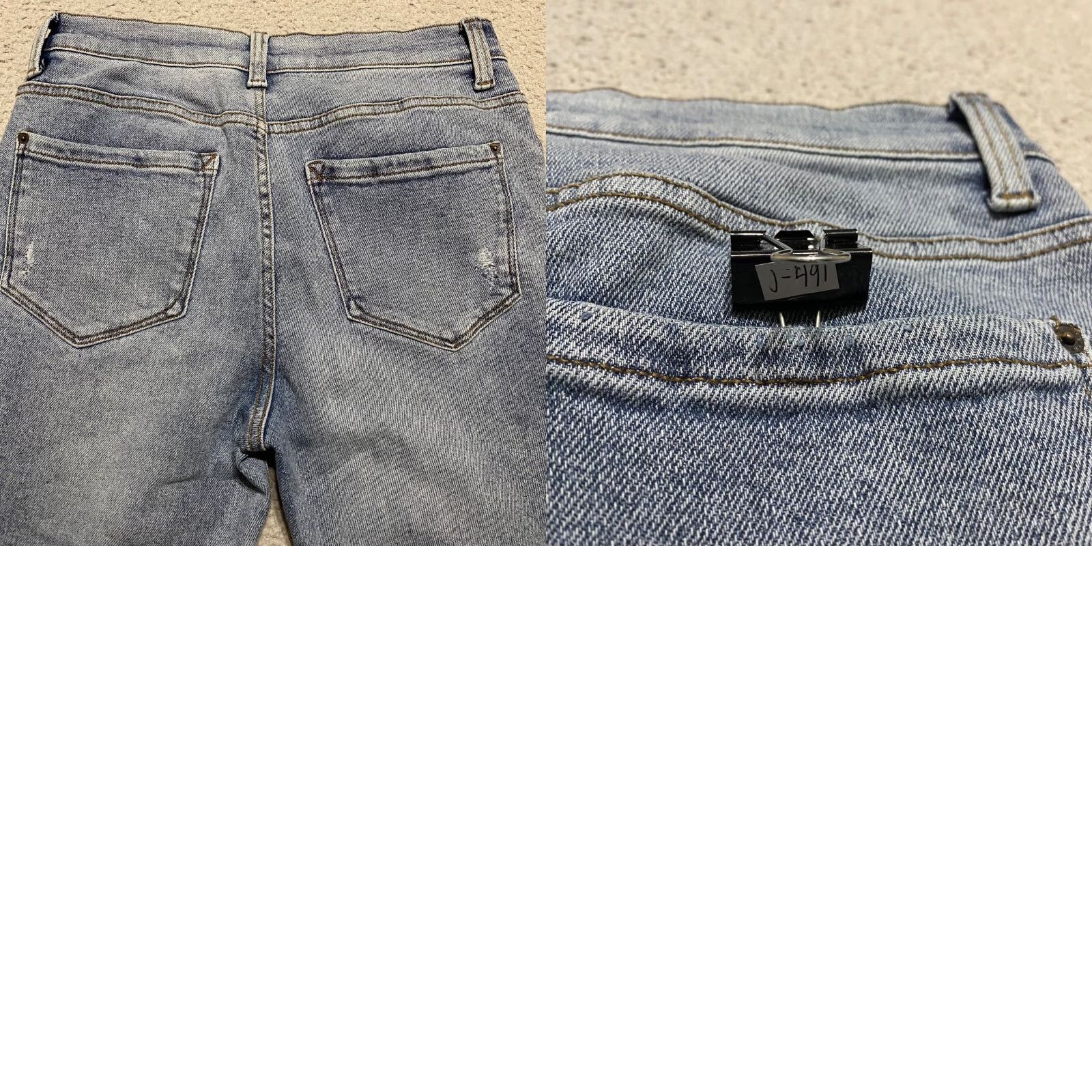 Vintage Kensie Jeans Womens Jeans Blue Denim High Rise Skinny Kelsey Distressed 27 in Waist 8 Reg Inseam Fashion Pants Boys? Wait. Size 30" / US 8 / IT 44 - 9 Thumbnail