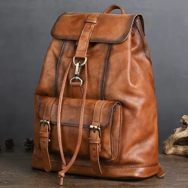 Genuine Leather Luxury Designer Leather Backpack Size ONE SIZE - 2 Thumbnail