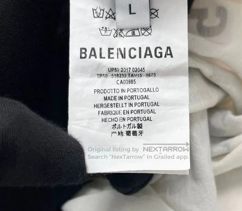 Balenciaga Balenciaga New Logo White Short Sleeve. Size US L / EU 52-54 / 3 - 4 Thumbnail