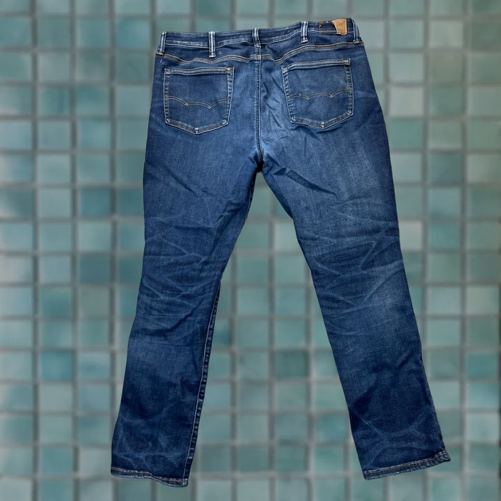 American Eagle Outfitters VINTAGE American Eagle Outfitters Jeans Mens 38x30 Blue AirFlex 360 Skinny Distressed (Note: Original had no vintage; included for format only) Size US 36 / EU 52 - 1 Thumbnail