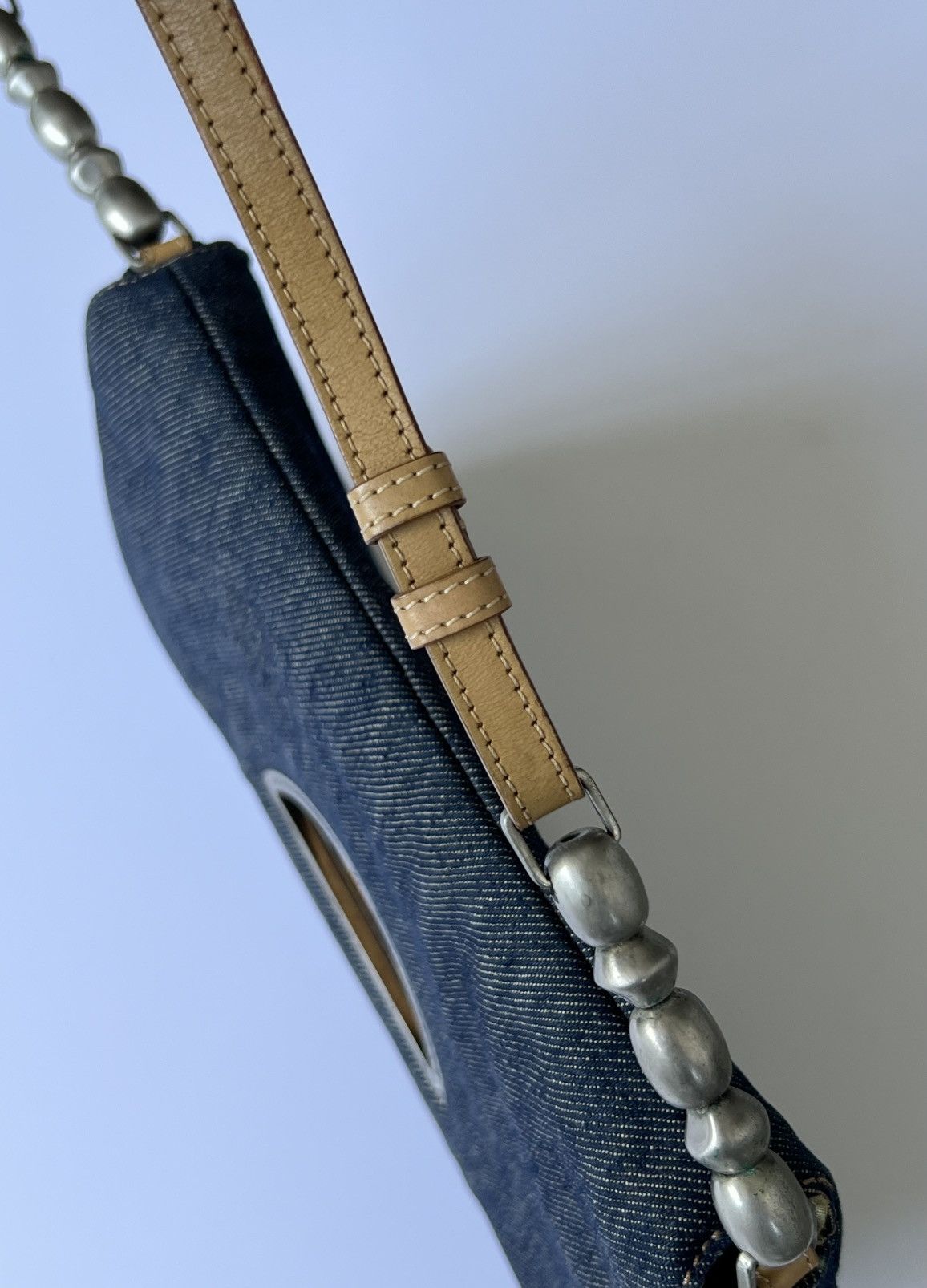 Dior RARE - Dior John Galliano - S/S00 Denim Melice Shoulder Bag Size ONE SIZE - 10 Thumbnail
