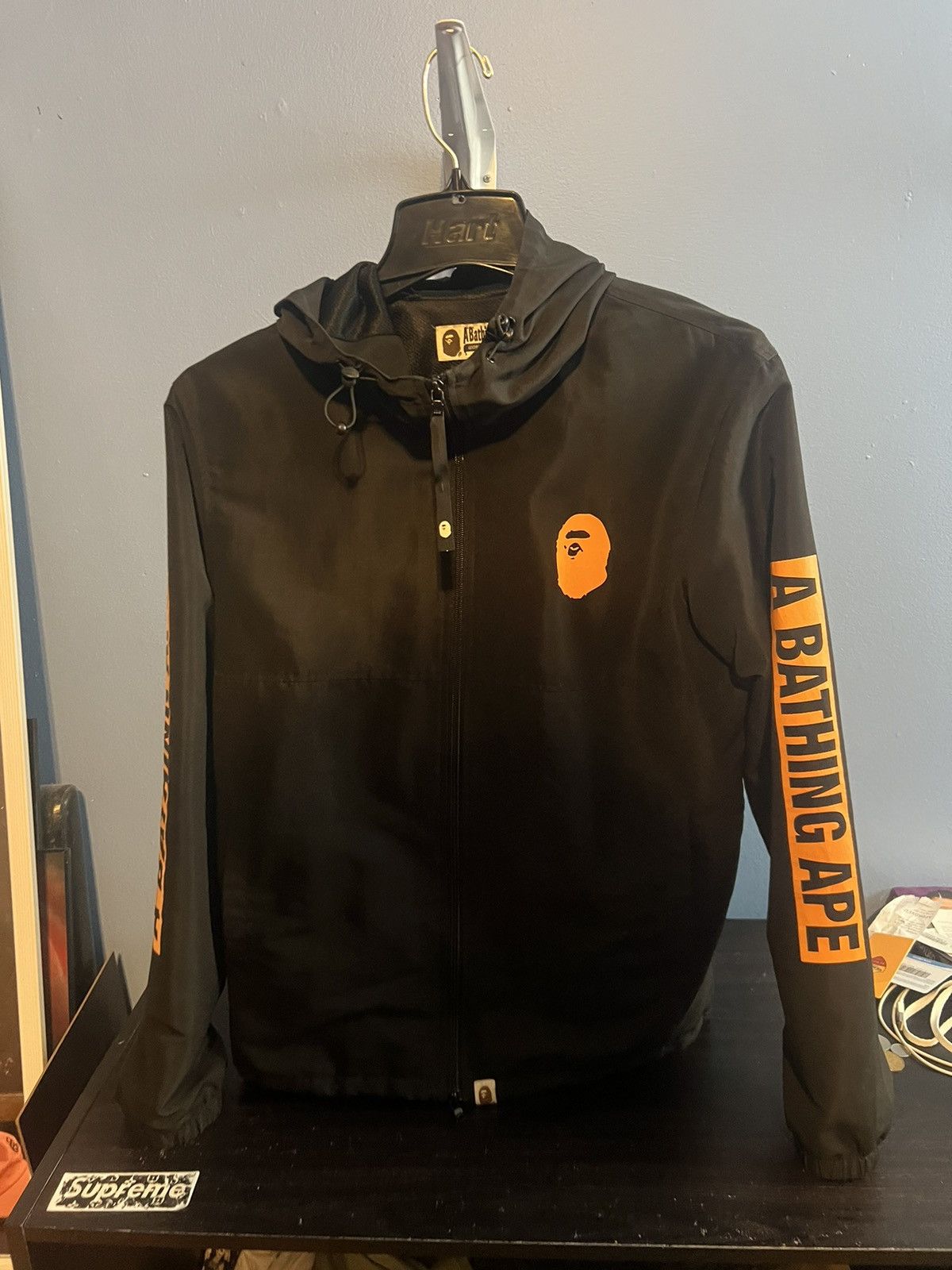 Bape Black and orange bape jacket Size US L / EU 52-54 / 3 - 1 Thumbnail