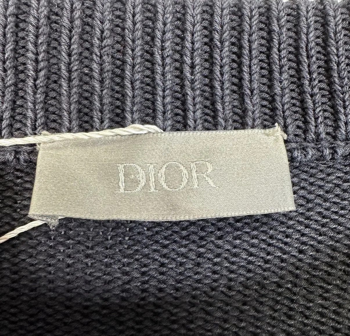 Dior Black Long Sleeve Sweatshirt with Stripe Accents. Size US S / EU 44-46 / 1 - 4 Thumbnail