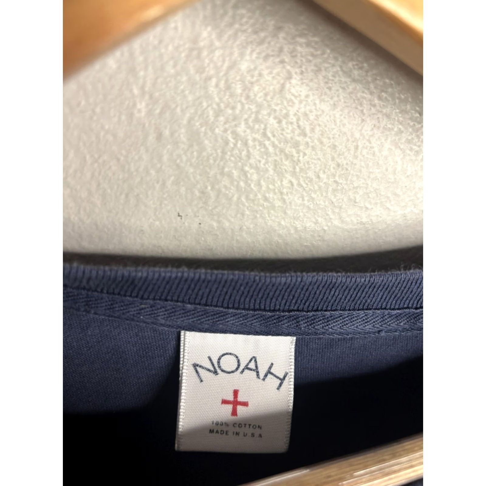 Noah NOAH Shirt Mens 2XL Blue Long Sleeve Pocket Tee Made USA Cotton Crewneck Casual Size US XXL / EU 58 / 5 - 3 Thumbnail