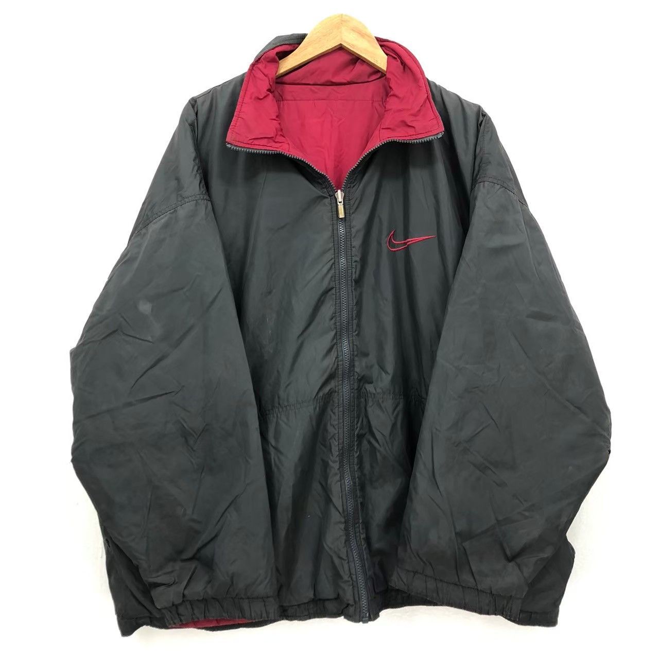 Nike × Vintage Vintage 90's NIKE Jacket Reversible BN Size US XL / EU 56 / 4 - 3 Thumbnail