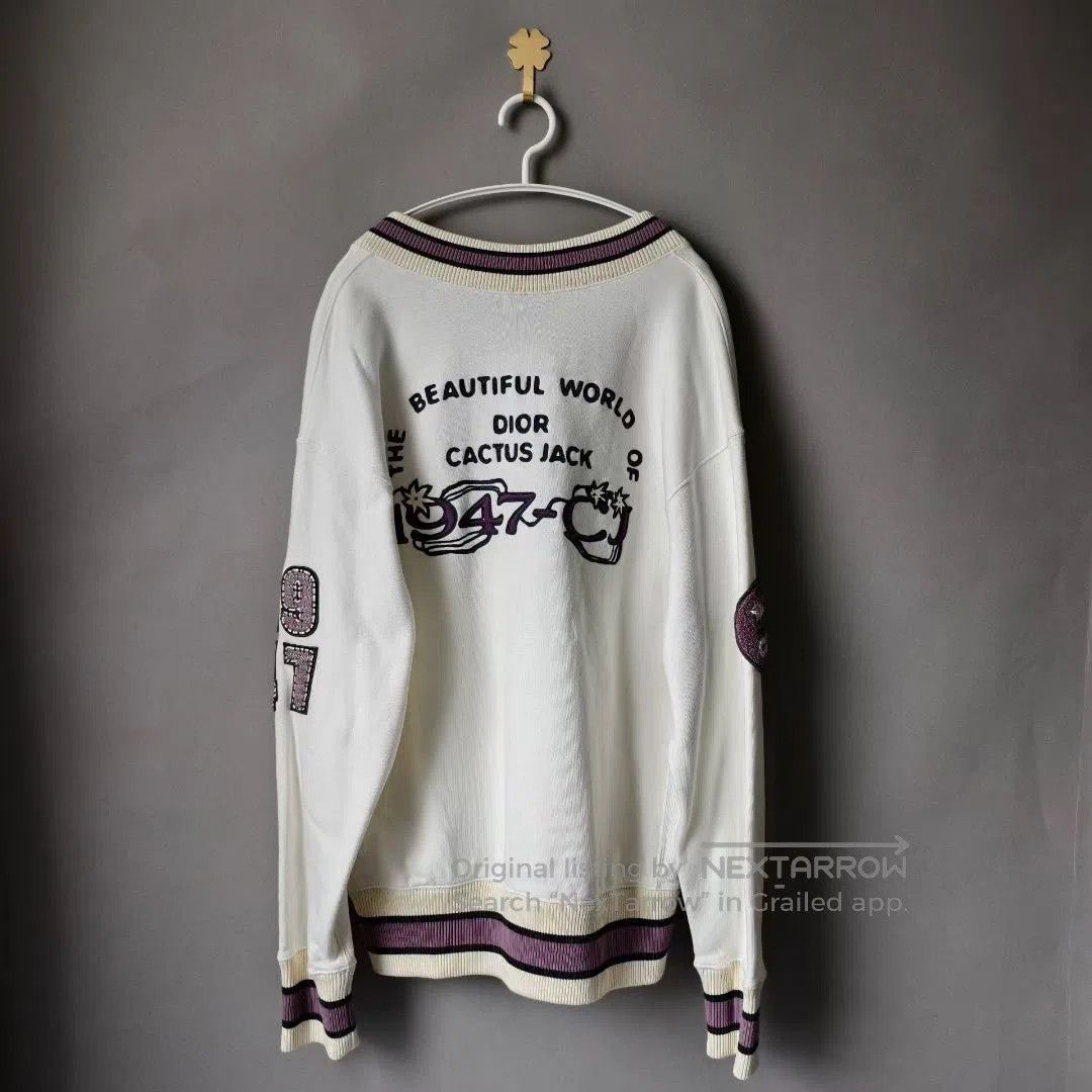 Dior Dior 1947 V-Neck Sweatshirt. Size M / US 6-8 / IT 42-44 - 2 Thumbnail