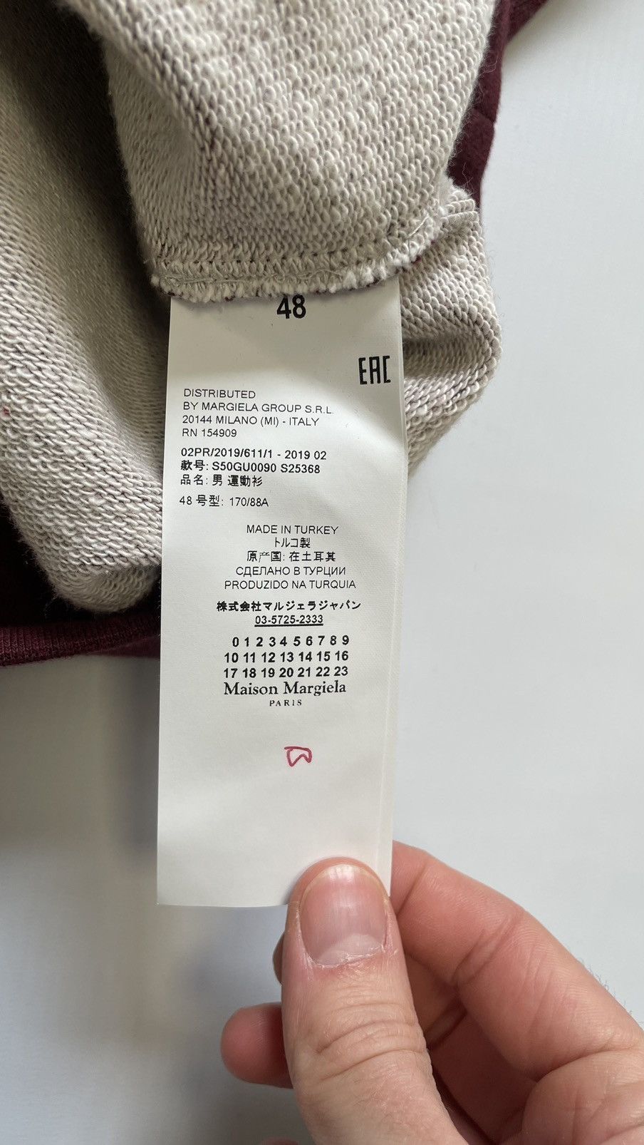 Maison Margiela Sample ‘Distressed Elbow Patch’ Sweat Shirt Size US M / EU 48-50 / 2 - 7 Thumbnail
