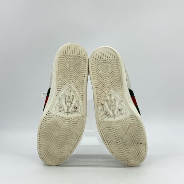 Gucci Gucci Ace Leather Fashion Sneakers for Men Size US 8.5 / EU 41-42 - 5 Thumbnail