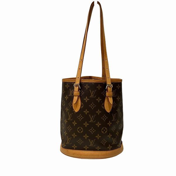 Louis Vuitton Louis Vuitton Petit Bucket Monogram 2Way Bag Canvas Shoulder Bag M42238 in Brown, Women's