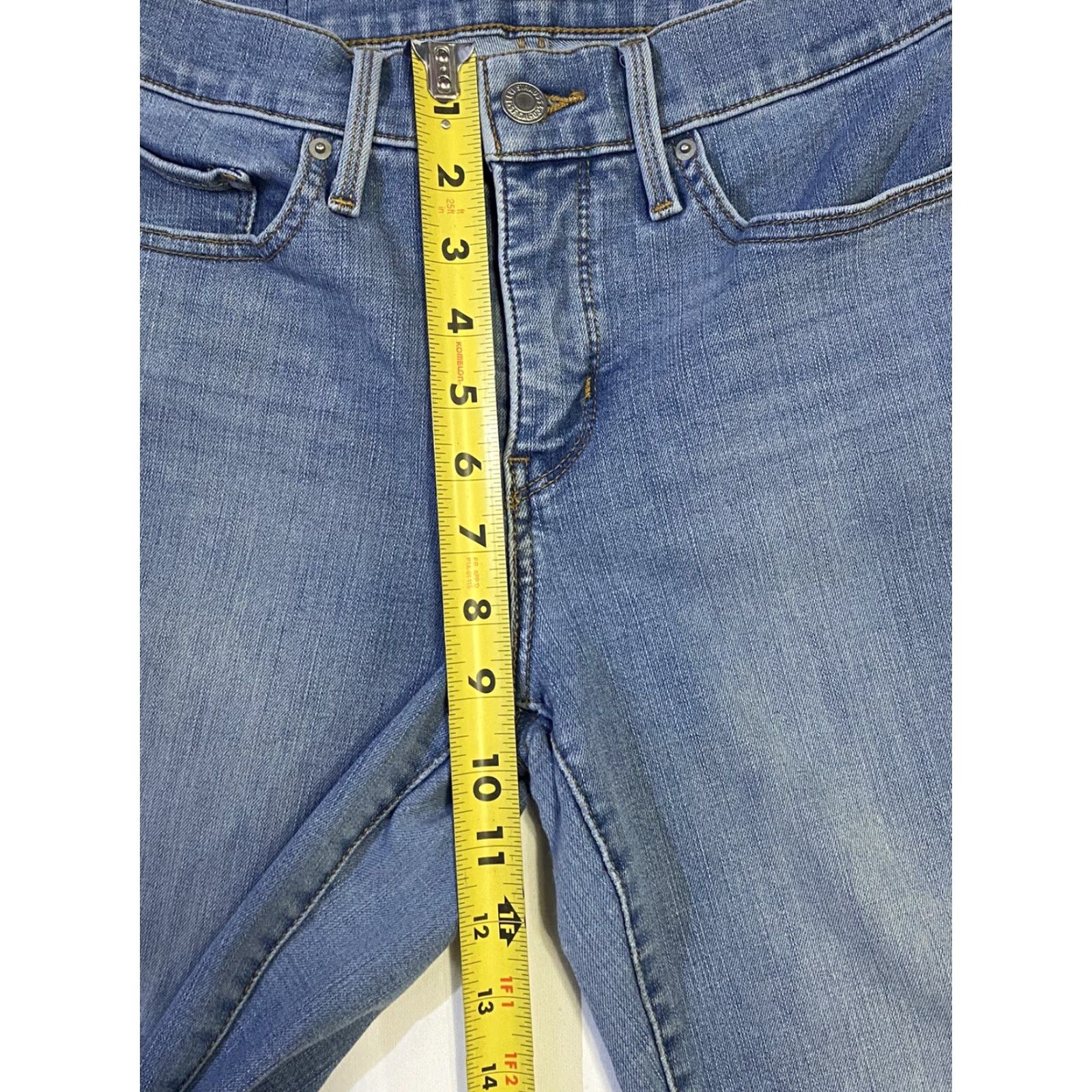 Levi's Levi's 311 Shaping Skinny Jeans Women Light Wash Mid Rise 28 Blue Denim Regular 5-Pocket Cotton Blend Slimming Stretch Size 28" / US 6 / IT 42 - 5 Thumbnail