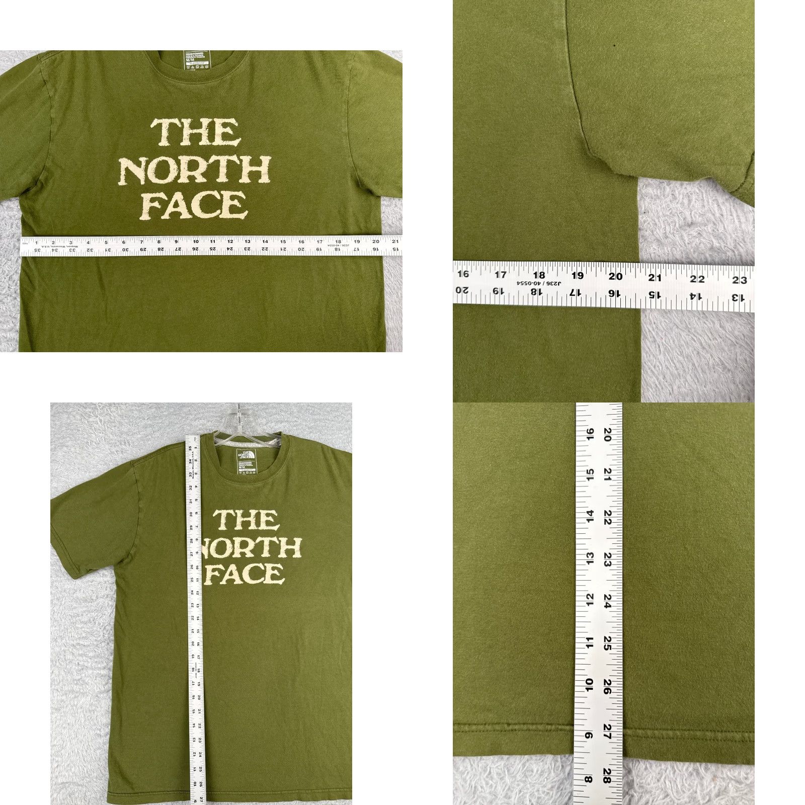 The North Face VINTAGE The North Face Shirt Men Medium Green Cotton Crew Neck Classic Fit Short Sleeve Size US M / EU 48-50 / 2 - 8 Thumbnail