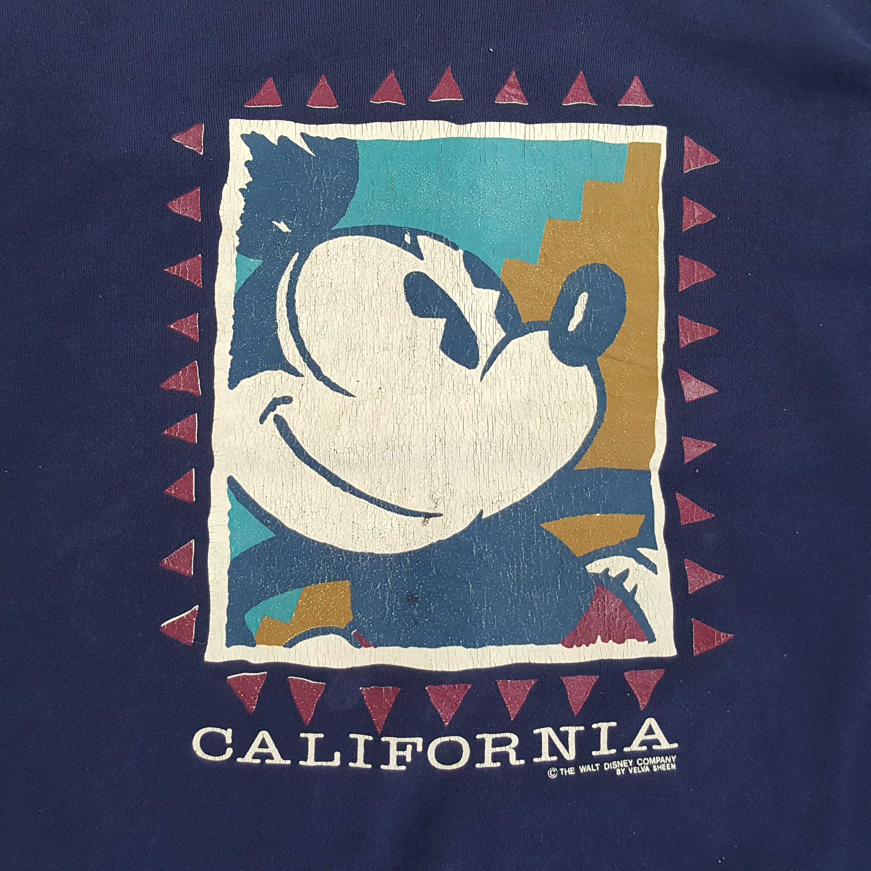 Disney × Velva Sheen × Vintage Vintage 90's Mickey Mouse Disney by Velva Sheen Sweatshirt Size US L / EU 52-54 / 3 - 2 Thumbnail