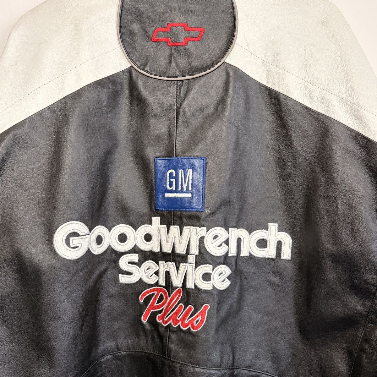 NASCAR Vintage Dale Eranhardt Leather Jacket Size US XL / EU 56 / 4 - 4 Thumbnail