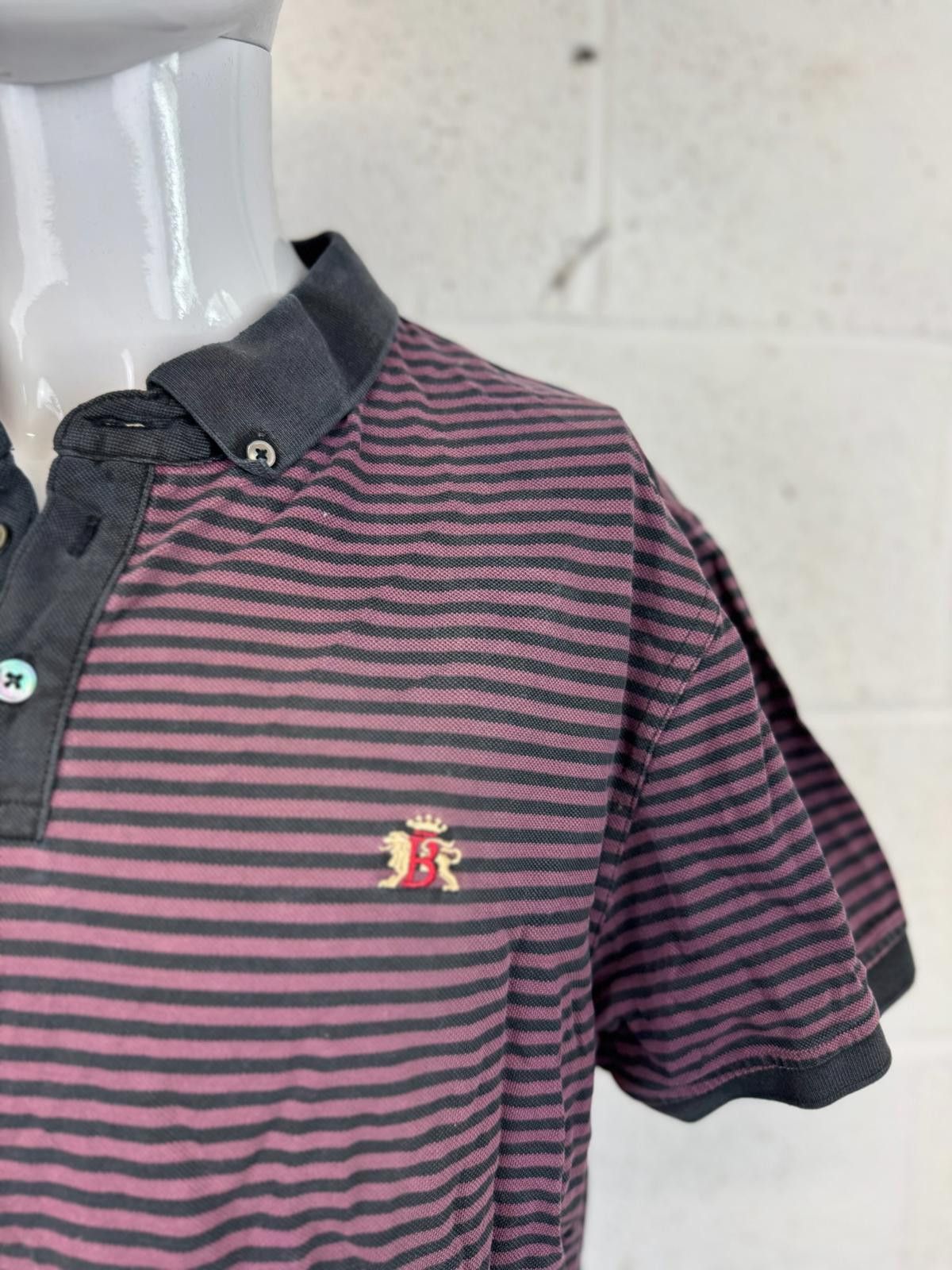 Baracuta Baracuta Men's Striped Polo Shirt Size 2XL Size US XXL / EU 58 / 5 - 4 Thumbnail