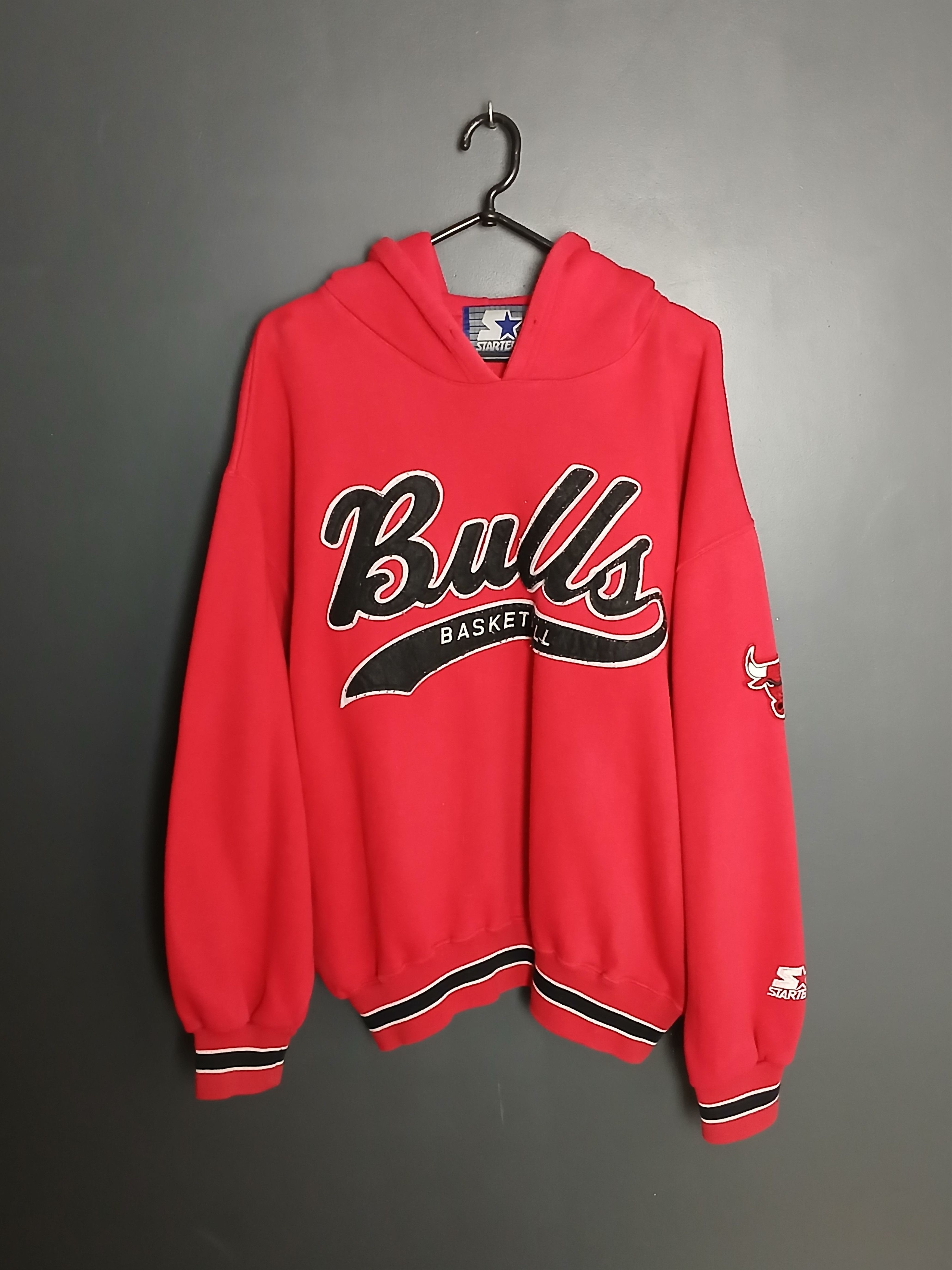 NBA × Vintage Vintage Starter NBA Chicago Bulls Basketball Hoodie Size US L / EU 52-54 / 3 - 1 Thumbnail