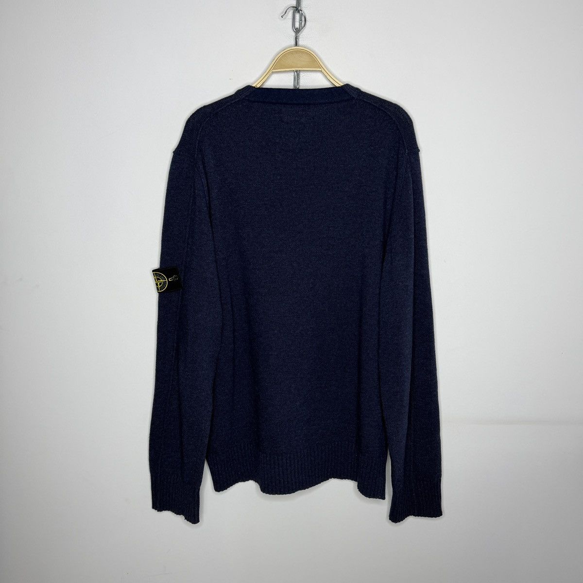 Stone Island Stone Island Sweater Knit Jumper Wool Navy Size US XXL / EU 58 / 5 - 11 Thumbnail