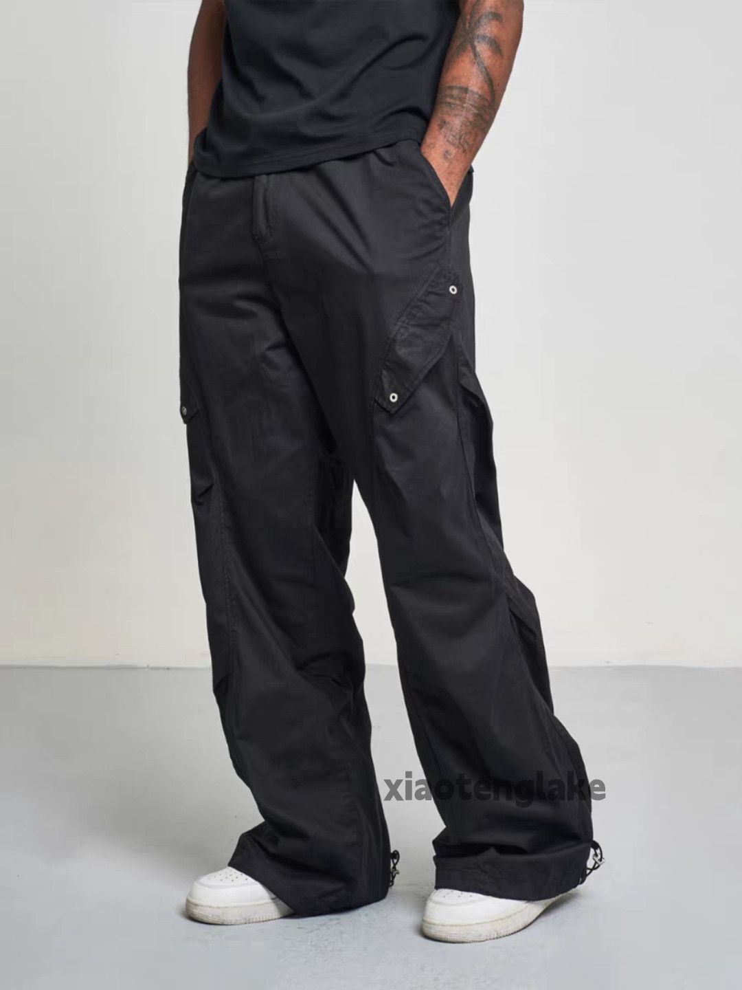Designer × Vintage urban outdoor sports loose baggy military cargo pants Size US 34 / EU 50 - 1 Thumbnail
