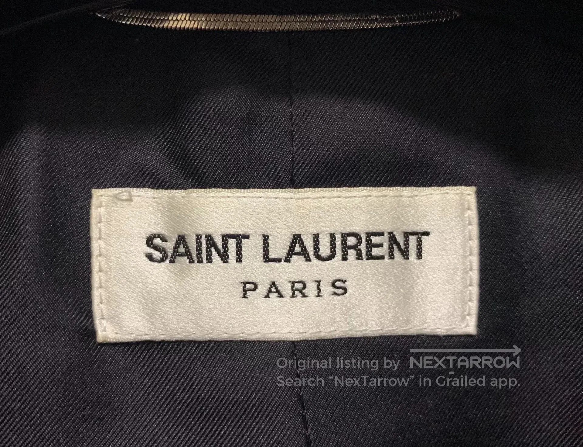 Saint Laurent Paris Saint Laurent Black Smoking Jacket. Size US M / EU 48-50 / 2 - 3 Thumbnail