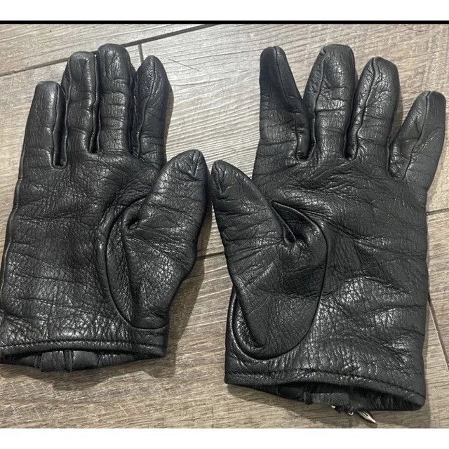Chrome Hearts Chrome Hearts Dagger Zip Up Cashmere Leather Gloves Size ONE SIZE - 11 Thumbnail