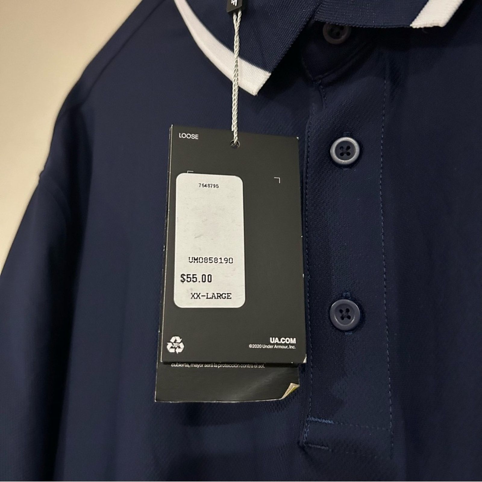 Under Armour Under Armour 2022 Villanova Basketball Final Four Polo Size US XXL / EU 58 / 5 - 3 Thumbnail