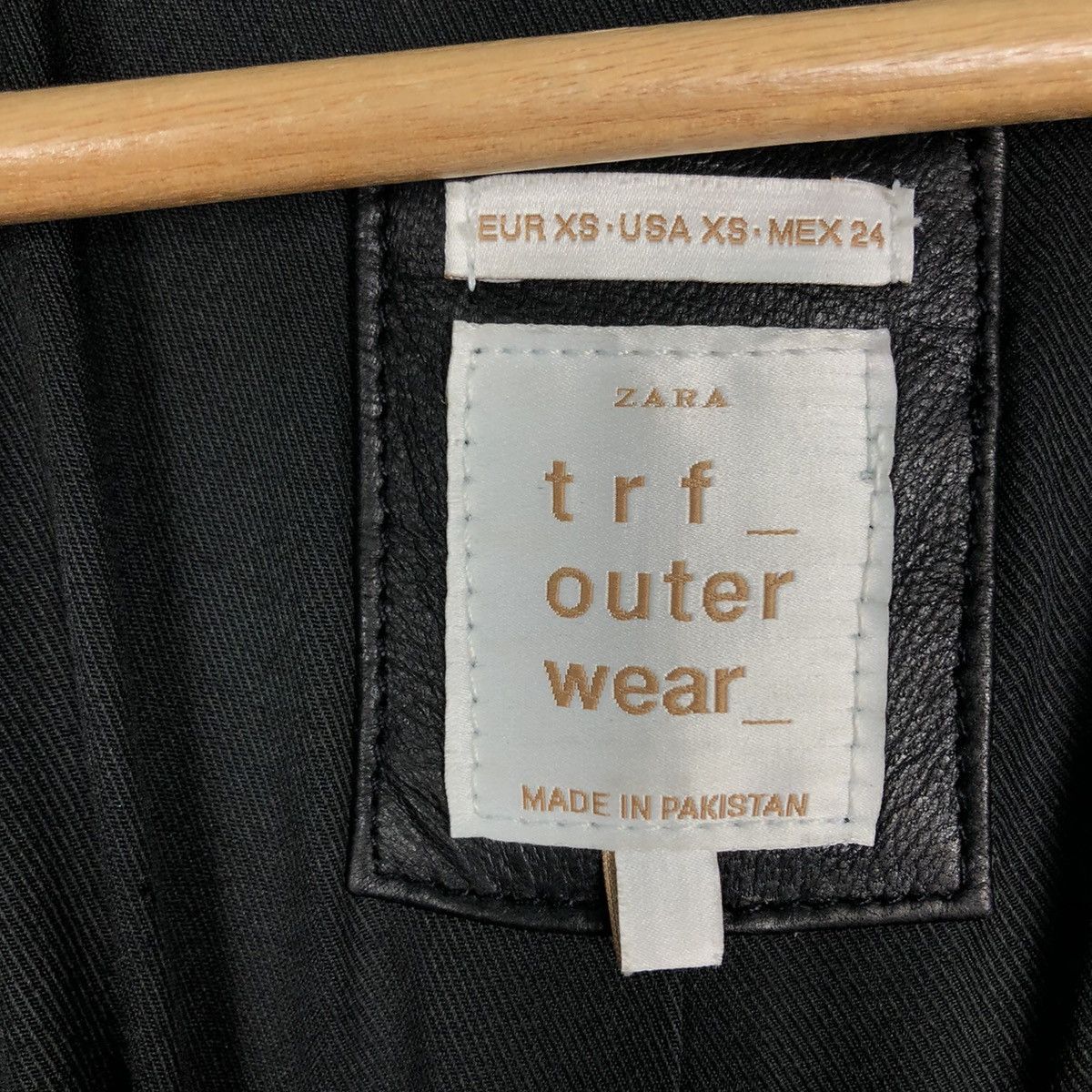 Japanese Brand 🔥Cropped Biker Leather Jacket Bondage Parachute Design Zara Size US S / EU 44-46 / 1 - 18 Thumbnail