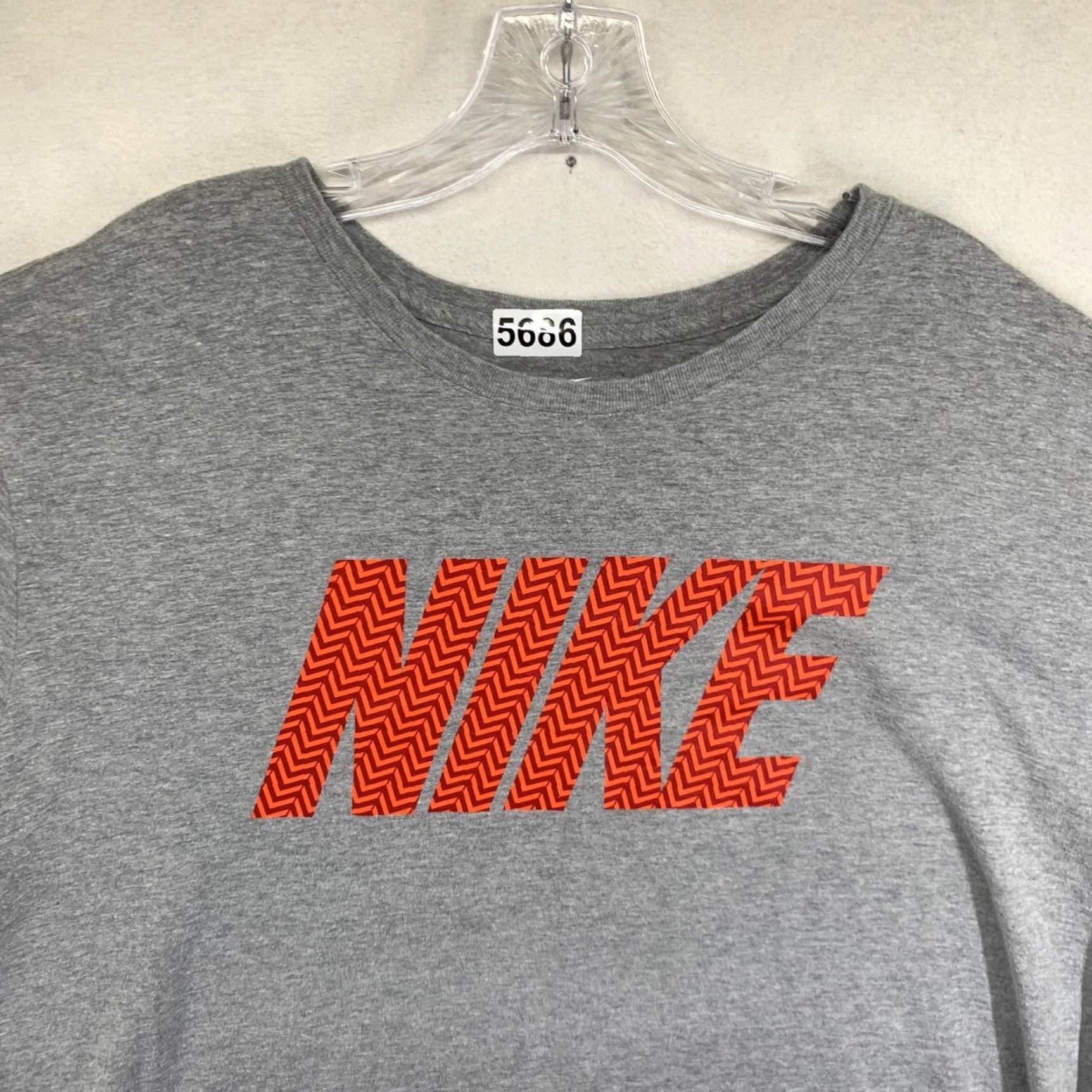 Nike Nike Graphic Print T-Shirt 2XL Gray Short Sleeve Sports 90s Mens Size US XXL / EU 58 / 5 - 4 Thumbnail