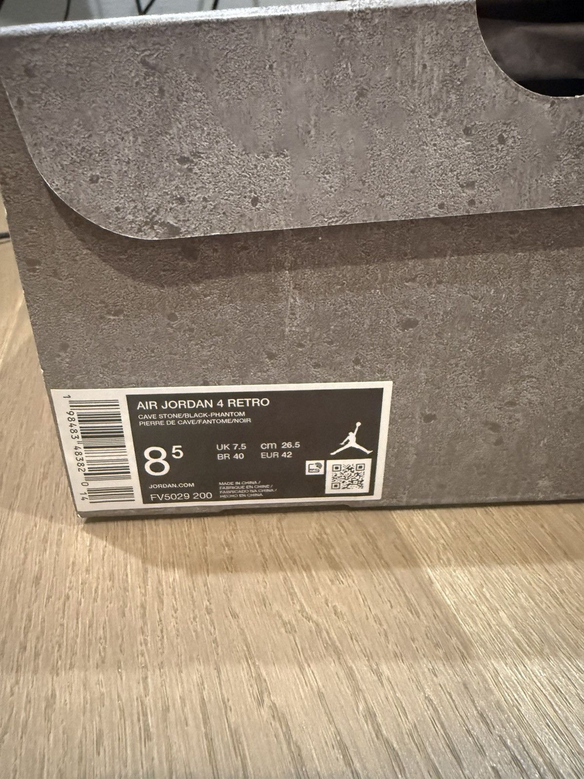 Jordan Brand Nike Air Jordan 4 Retro Cave Stone Men's Size 8.5 New Size US 8.5 / EU 41-42 - 8 Thumbnail