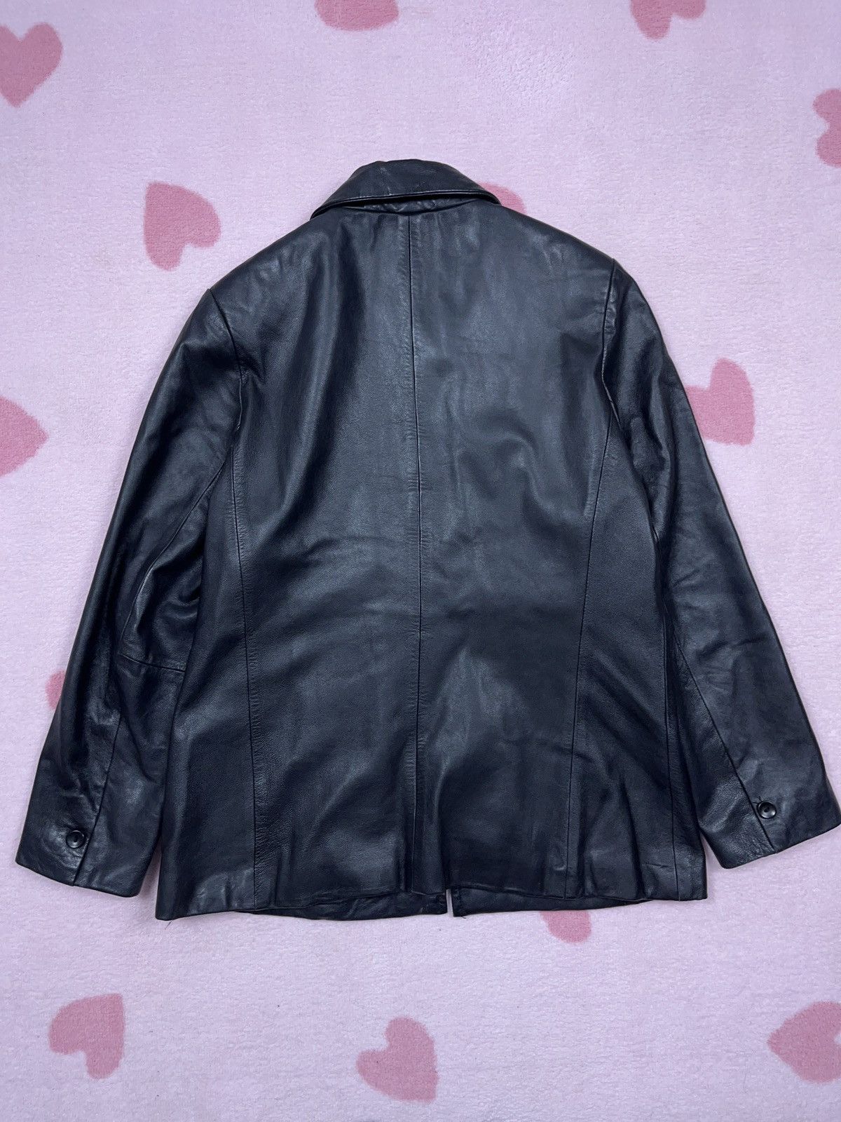 Genuine Leather ➕ top quality avant garde soft leather black jacket opium Size US S / EU 44-46 / 1 - 3 Thumbnail