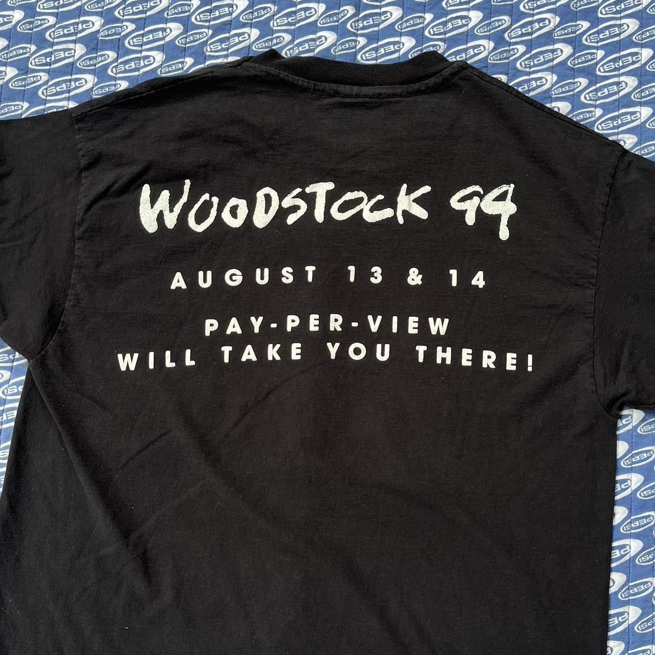 Band Tees × Vintage Vintage 1994 Woodstock Music Festival Band Rare T Shirt Size US L / EU 52-54 / 3 - 6 Thumbnail