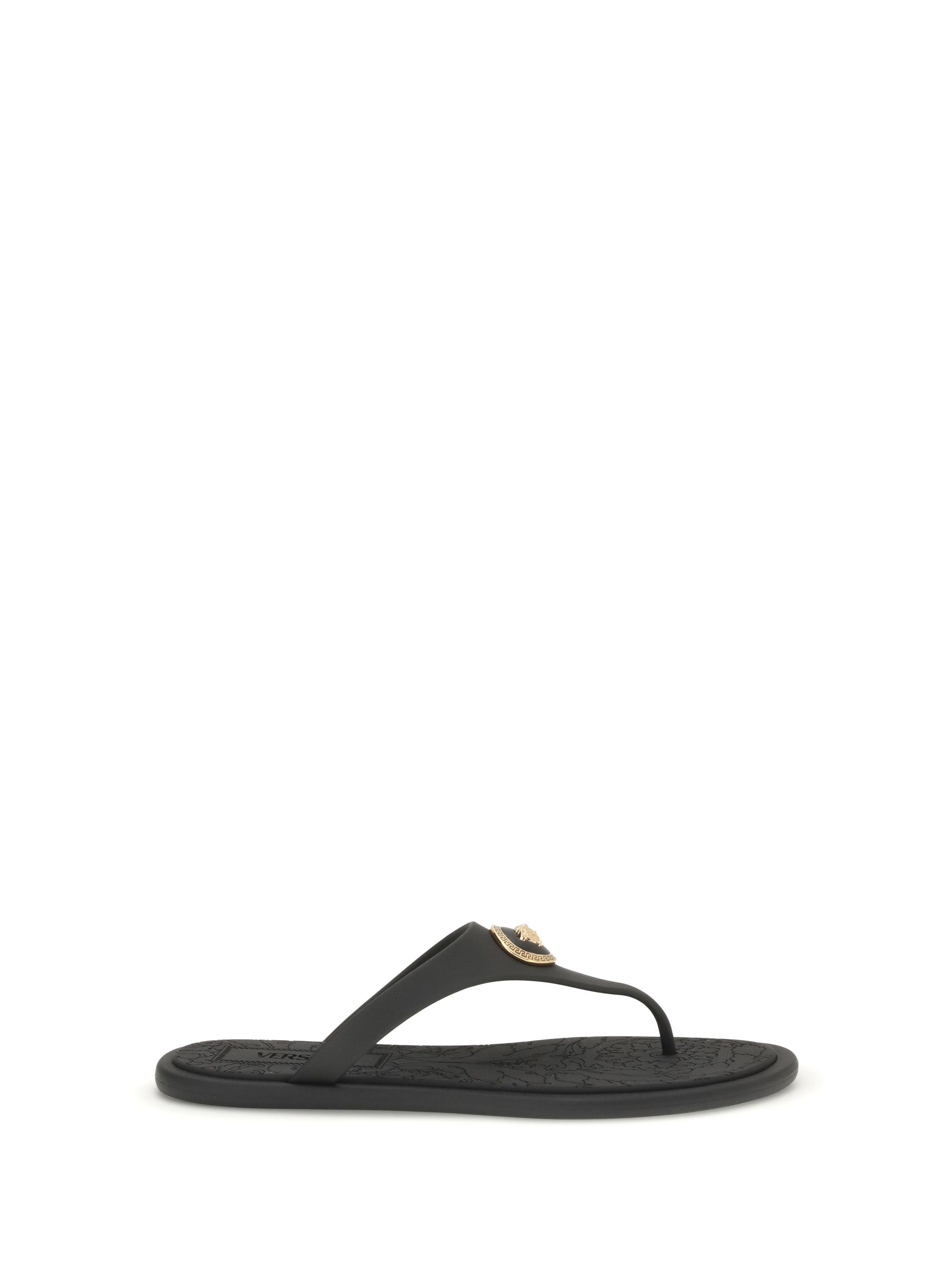 Versace Rubber Thong Sandals Size US 7 / IT 37 - 1 Thumbnail
