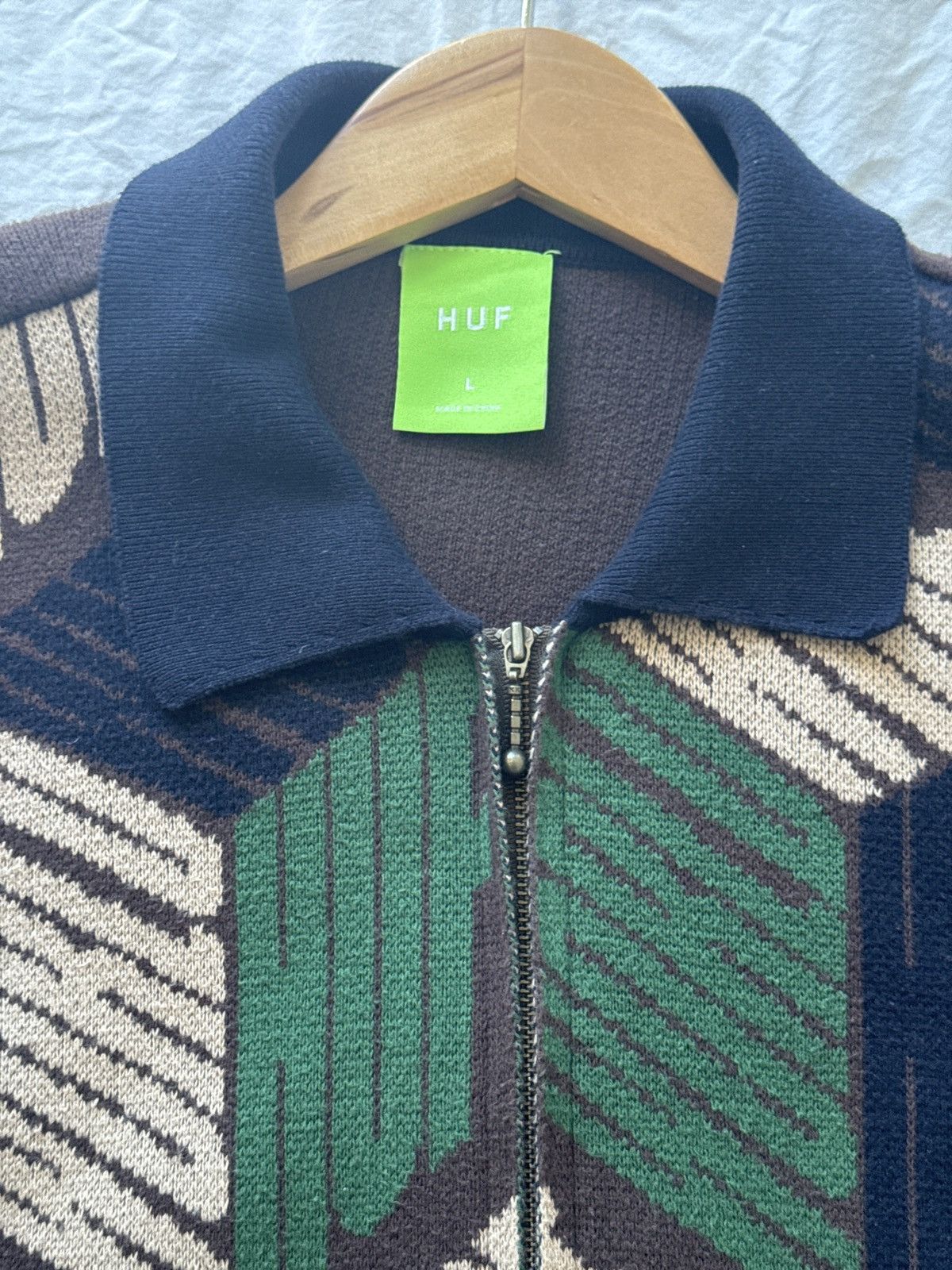 Supreme Huf zip up sweater Size US L / EU 52-54 / 3 - 2 Thumbnail