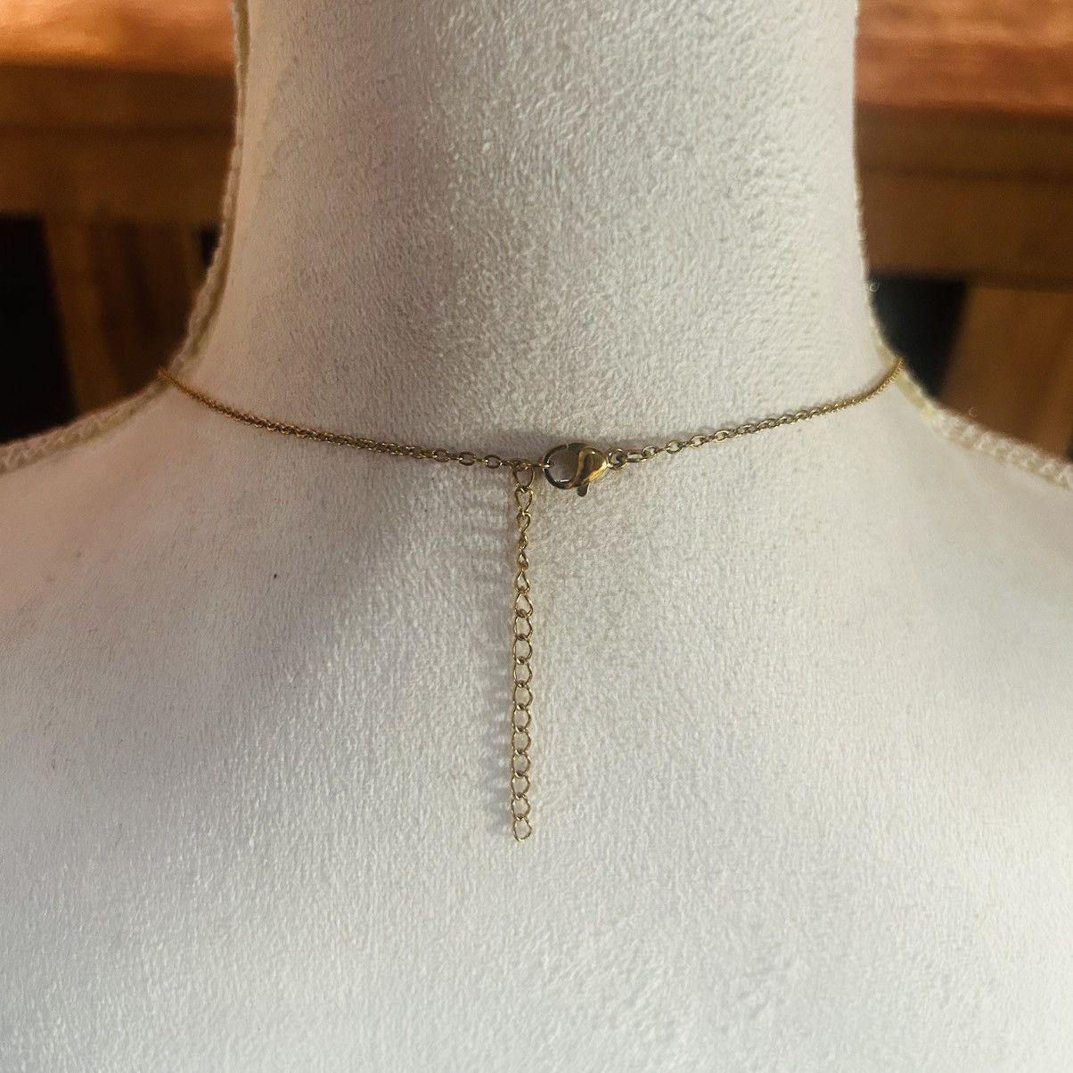 Handmade Handcrafted triple row bar stone rose quartz necklace Size ONE SIZE - 5 Thumbnail