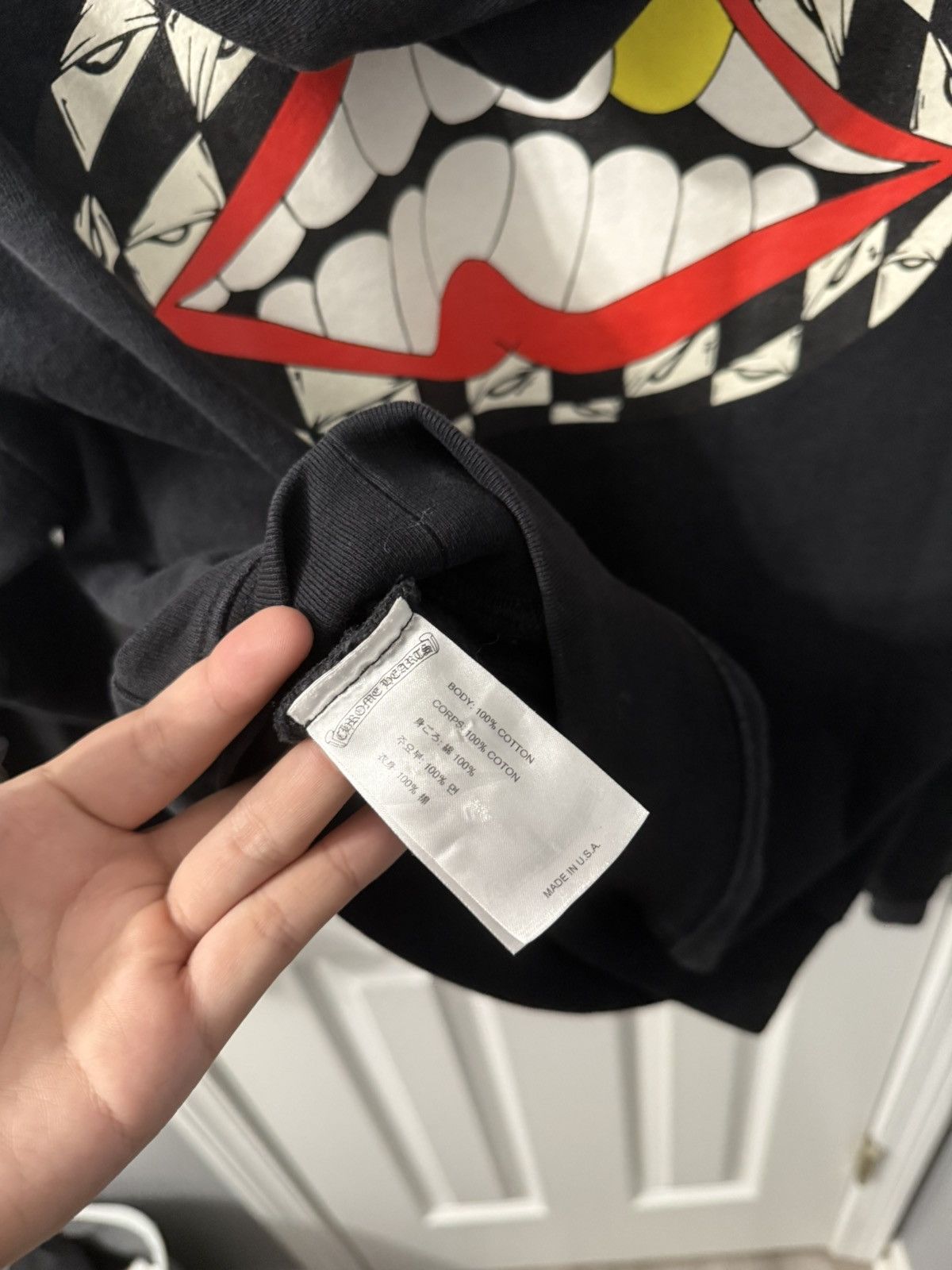 Chrome Hearts Chrome Hearts Chomper Hoodie Size Medium Size US M / EU 48-50 / 2 - 10 Thumbnail