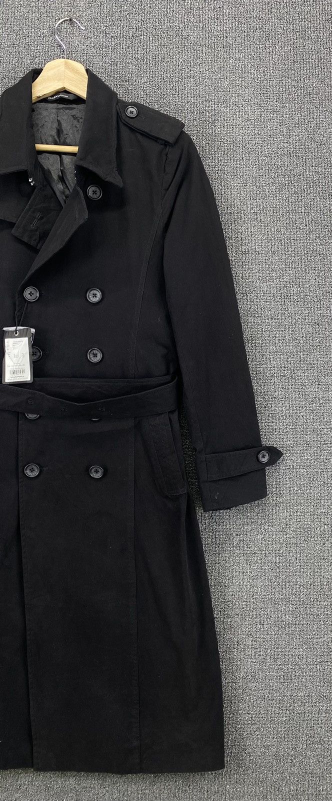 Vanquish Black Vanquish Double Breasted Trench Coats Long Jacket Size M / US 6-8 / IT 42-44 - 5 Thumbnail