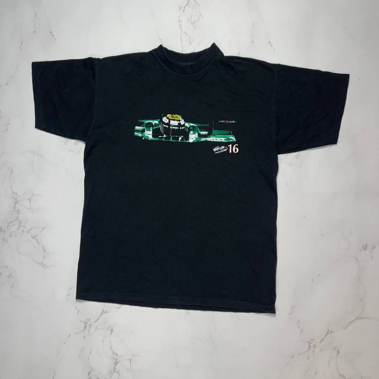 Vintage Jaguar Racing Team F1 Eddie Irvine Formula 1 Motorsport Sz L Size US L / EU 52-54 / 3 - 2 Thumbnail