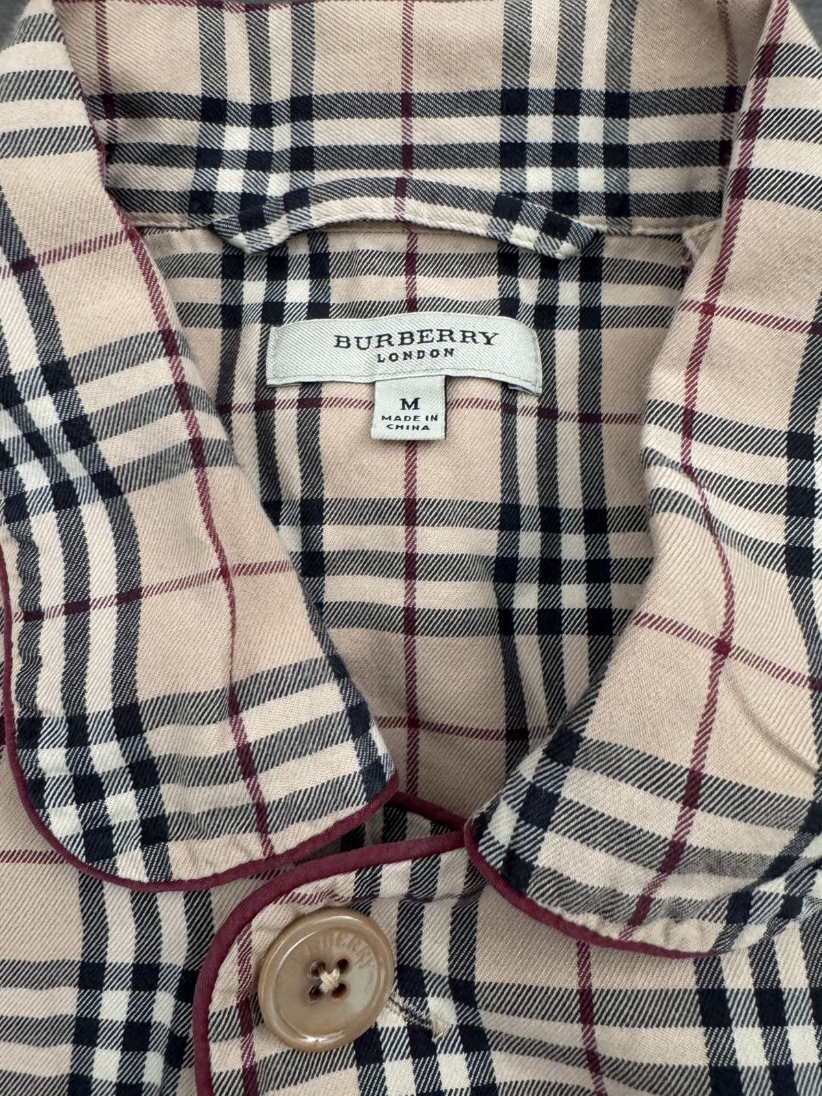Burberry Burberry London Nova Check Pattern Pajamas Button-Up Men’s M Size US M / EU 48-50 / 2 - 6 Thumbnail