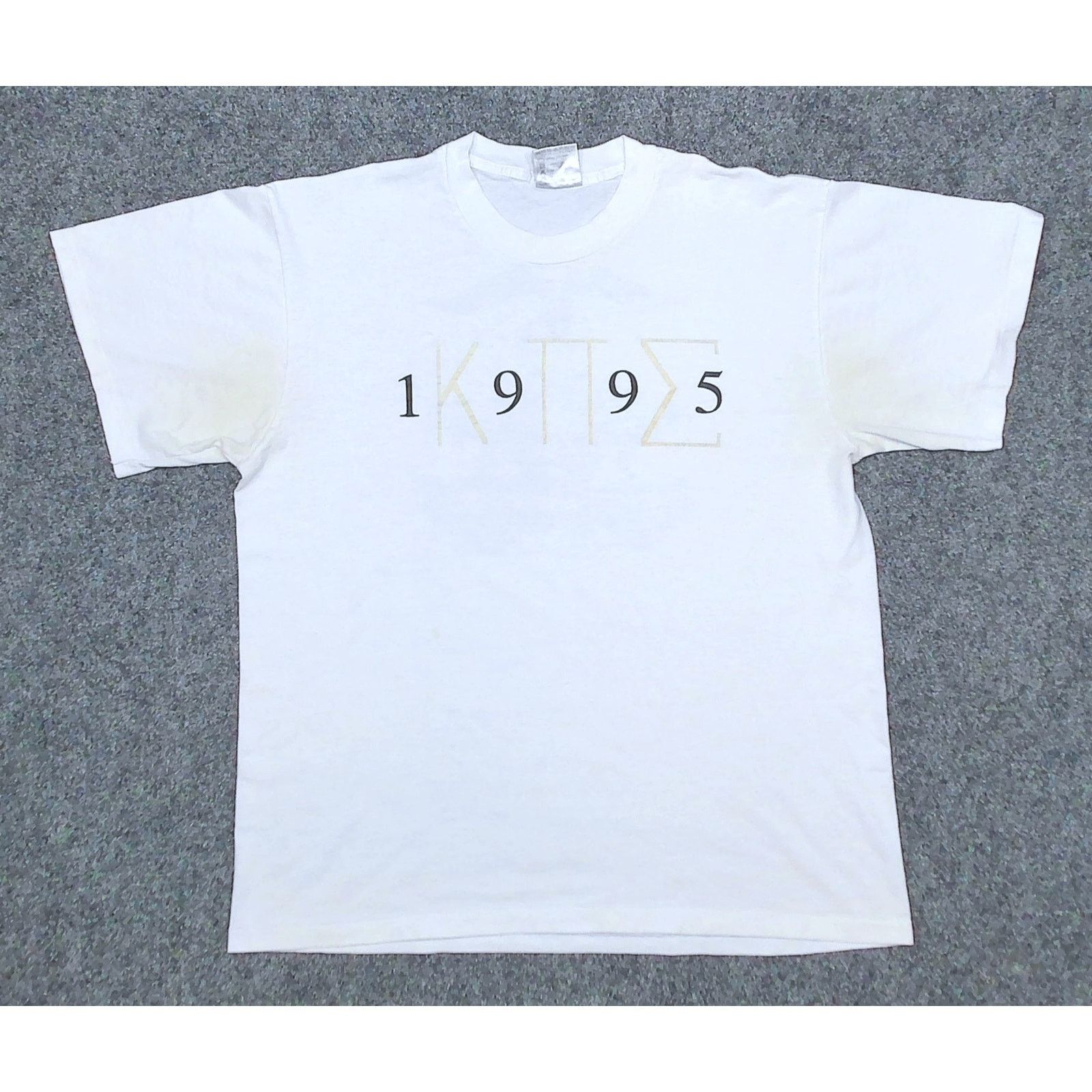 Vintage Vintage 1995 USMMA "KPS" Crest Tee - Oneita Power 50 Tag Size US XL / EU 56 / 4 - 3 Thumbnail