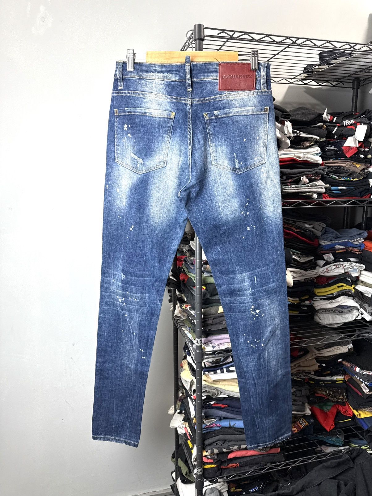 Dsquared2 Rare Dsquared2 Distressed Denim Pants Designer Y2K Size US 30 / EU 46 - 2 Thumbnail