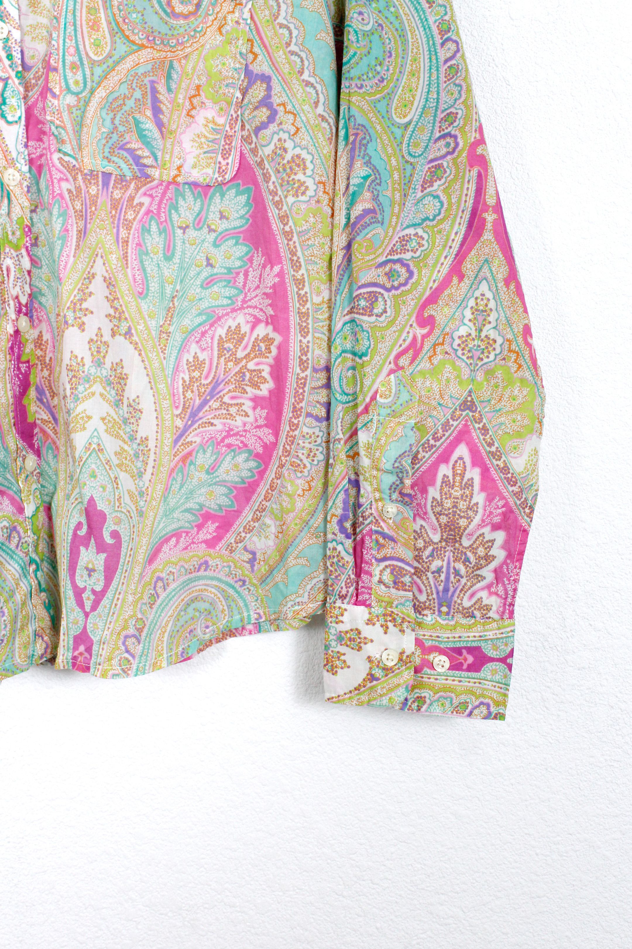 Lauren Ralph Lauren × Polo Ralph Lauren Lauren Ralph Lauren Paisley Printed Pattern Shirt Baroque Size L / US 10 / IT 46 - 2 Thumbnail