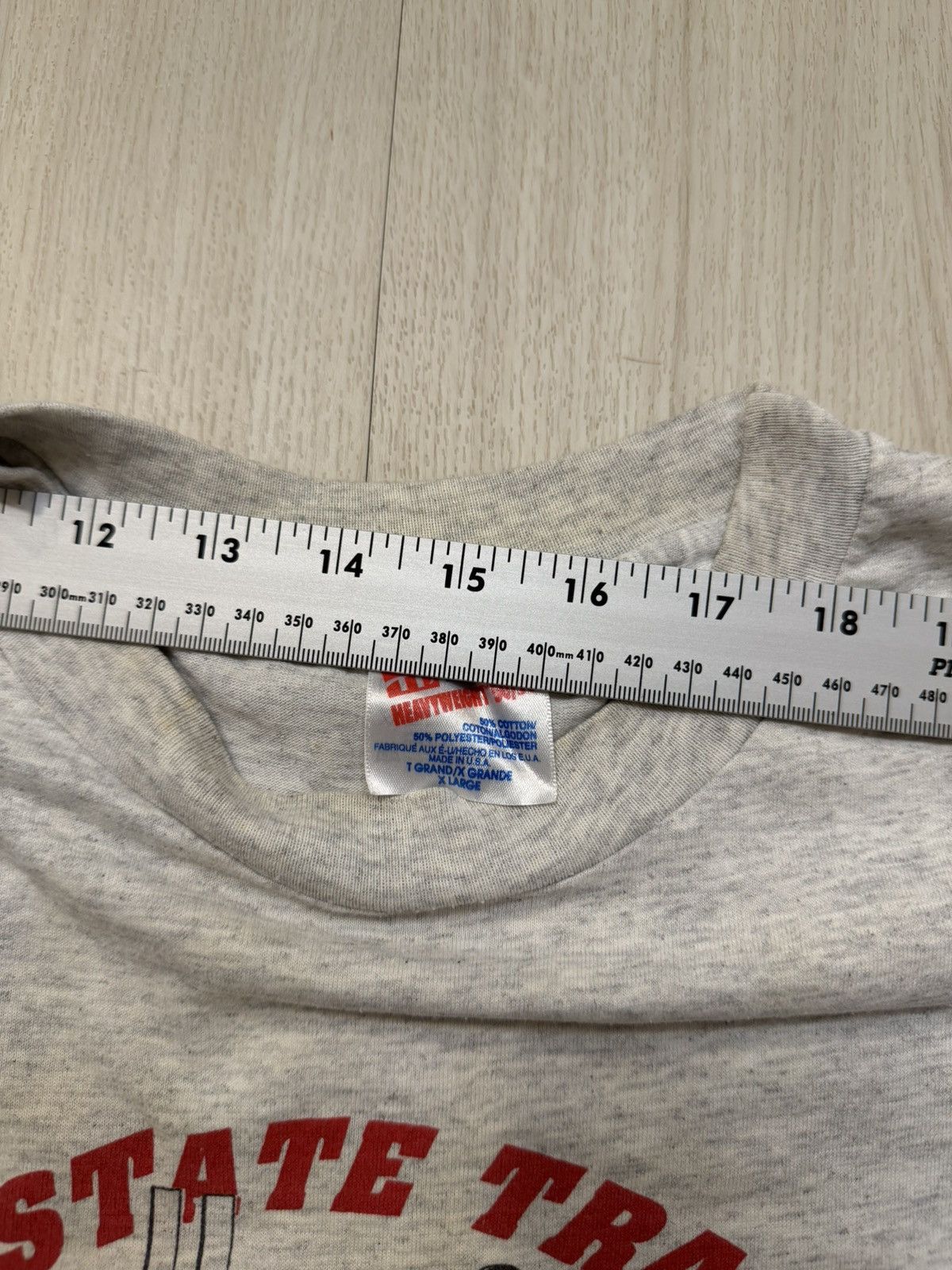 Hanes 1993 Single Stitch Connecticut State Tractor Pullers Shirt Size US XL / EU 56 / 4 - 5 Thumbnail