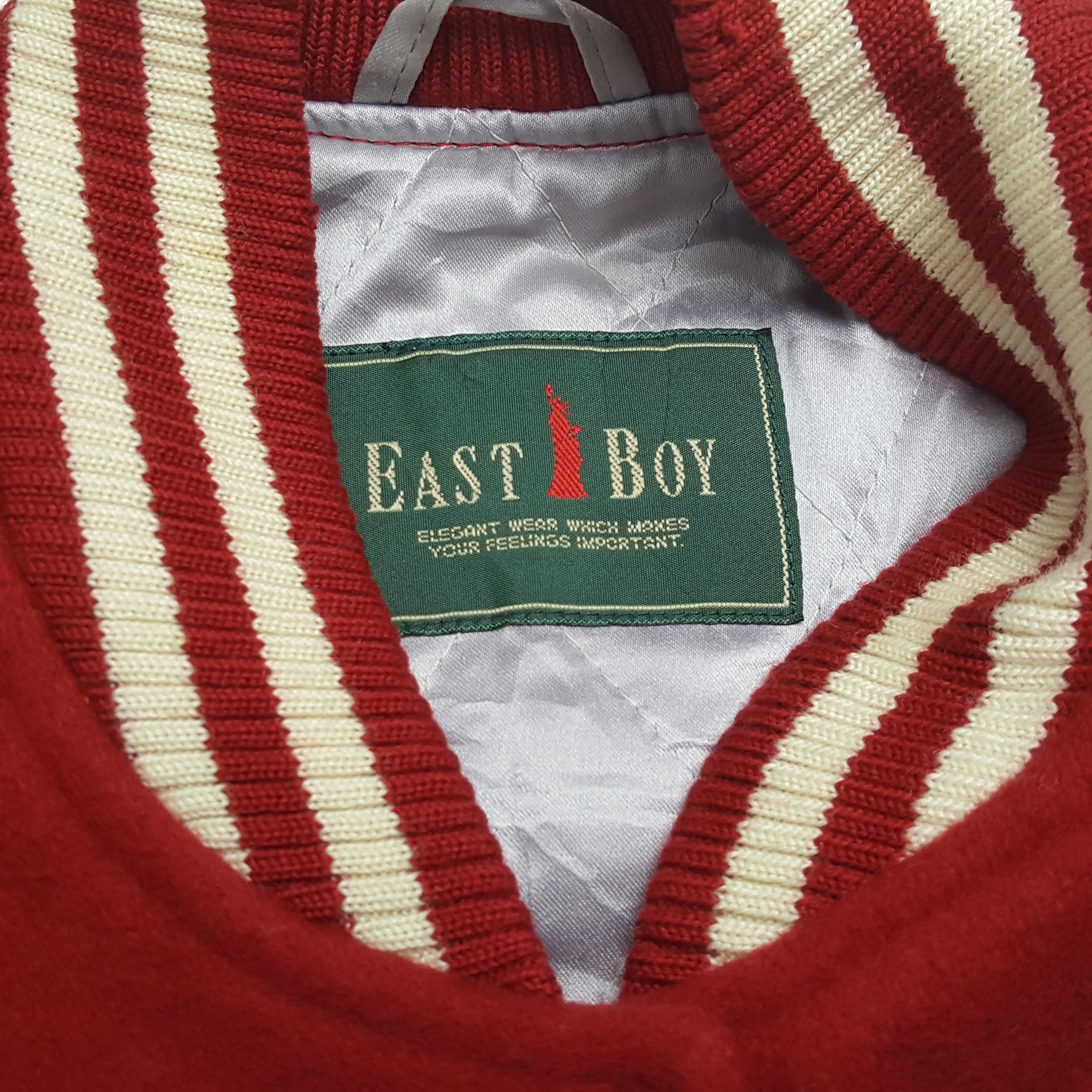 Japanese Brand × Vintage Vintage EAST BOY Japanese Brand Varsity Jacket Size US L / EU 52-54 / 3 - 10 Thumbnail