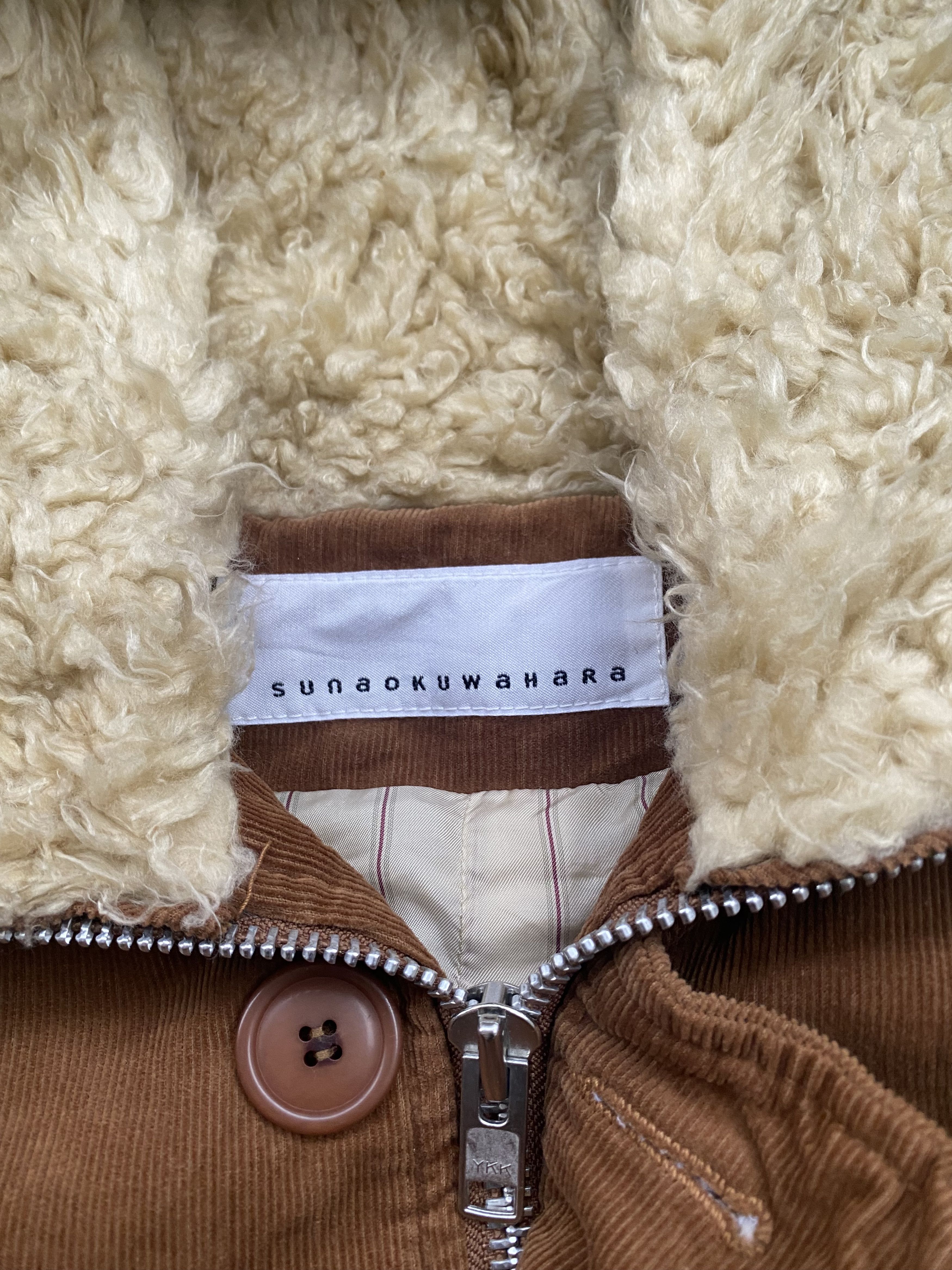 Issey Miyake Sunao Kuwahara by Issey Miyake Corduroy Sherpa Hoodie Jacket Size S / US 4 / IT 40 - 3 Thumbnail
