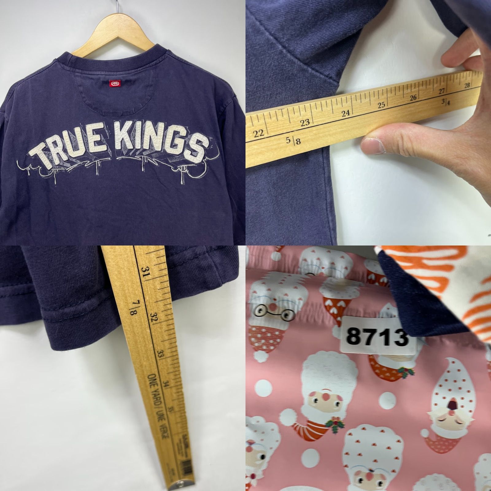 Ecko Unltd. VINTAGE Ecko Unltd. True Kings Shirt XL Blue Mens T-Shirt Size US XL / EU 56 / 4 - 8 Thumbnail