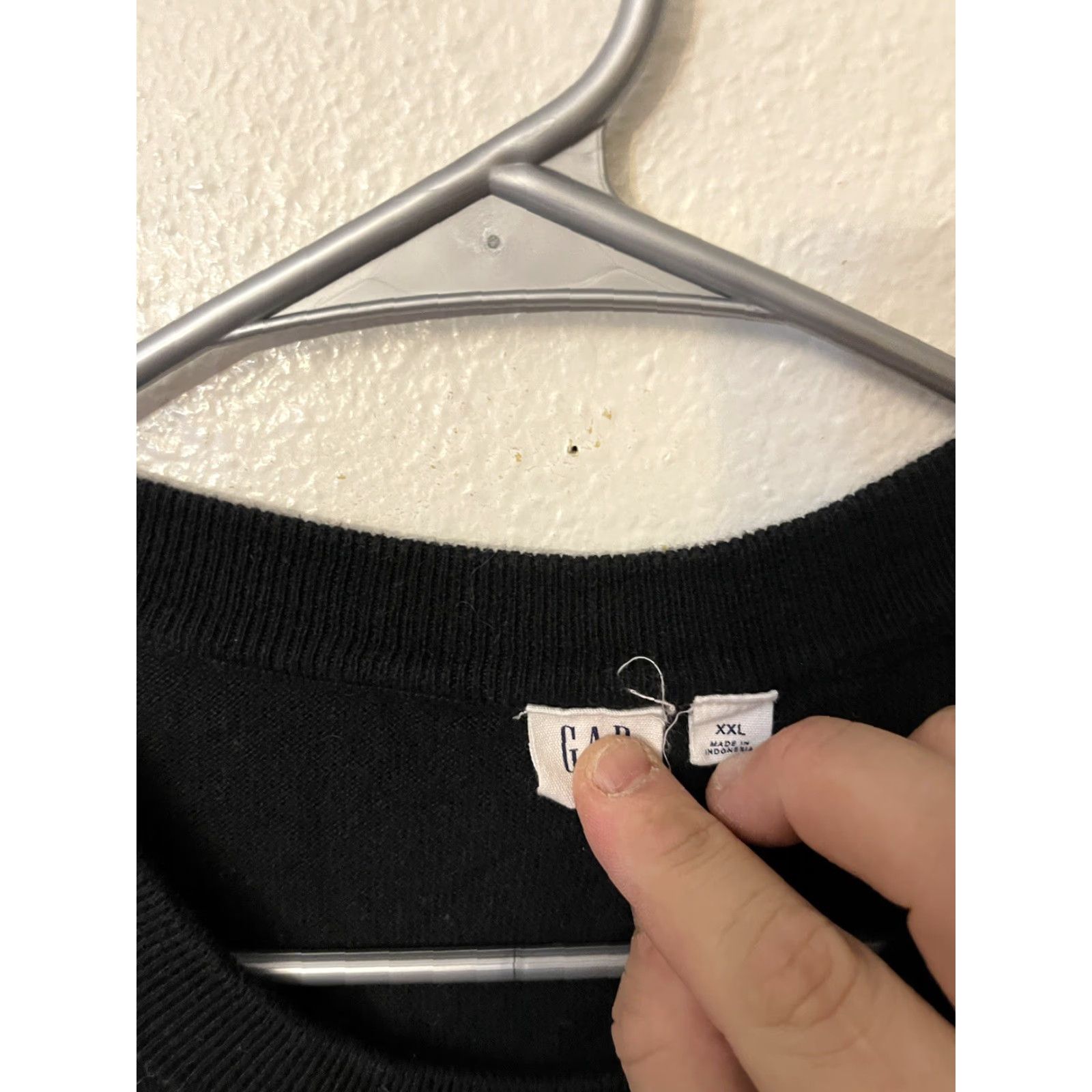 Gap GAP Women's XXL Black Modern Relaxed Wedge Crewneck Sweatshirt Shirt Ladies Regular Size 2XL Black Modern GAP Sweatshirt Crewneck Size XXL / US 16-18 / IT 52-54 - 2 Thumbnail
