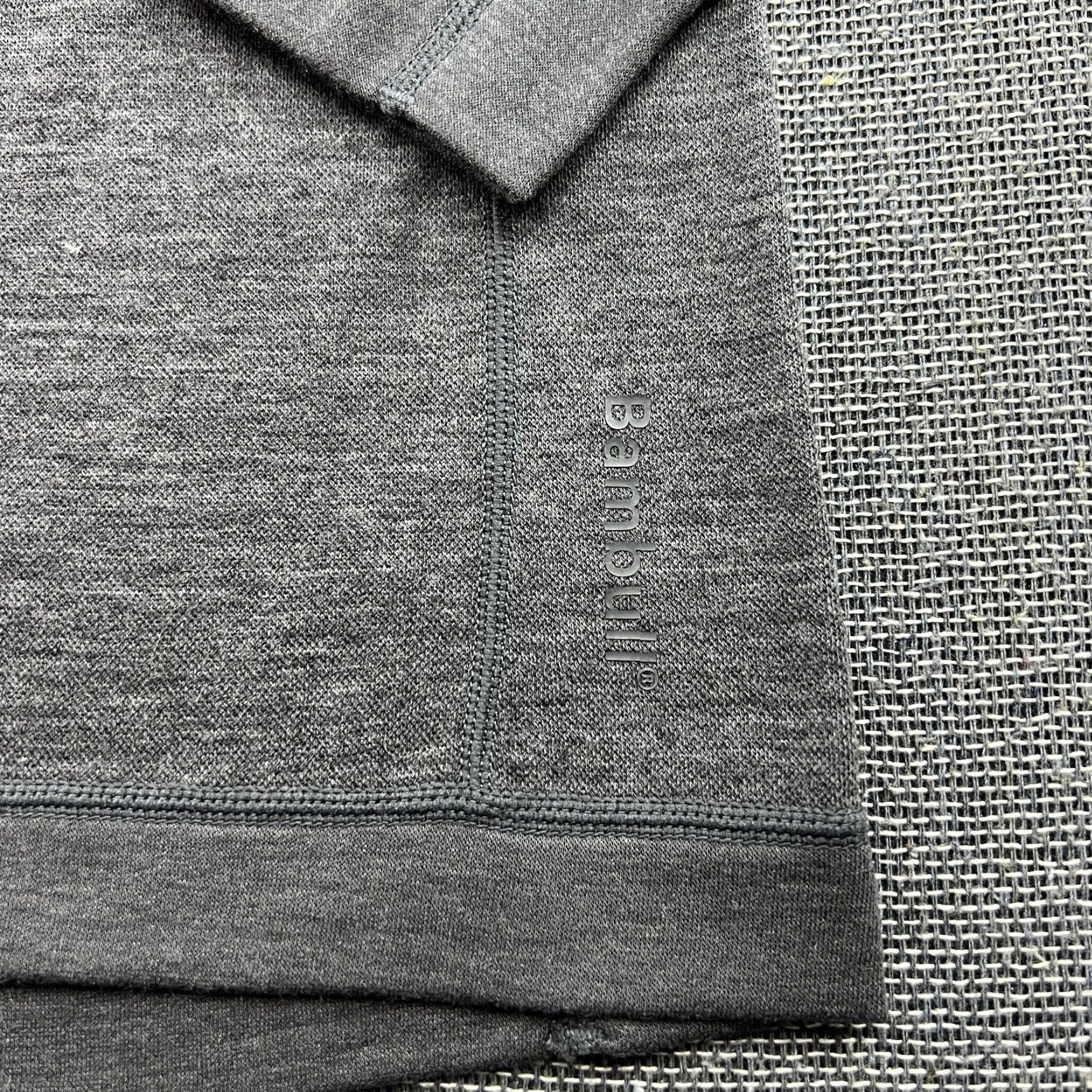 Vintage Tufte Base Layer Shirt Womens Small Merino Wool Blend Bamboo Gray Outdoor Ladies Shirt Pullover Long Sleeve Athletic Breathing Thermal Size S / US 4 / IT 40 - 3 Thumbnail
