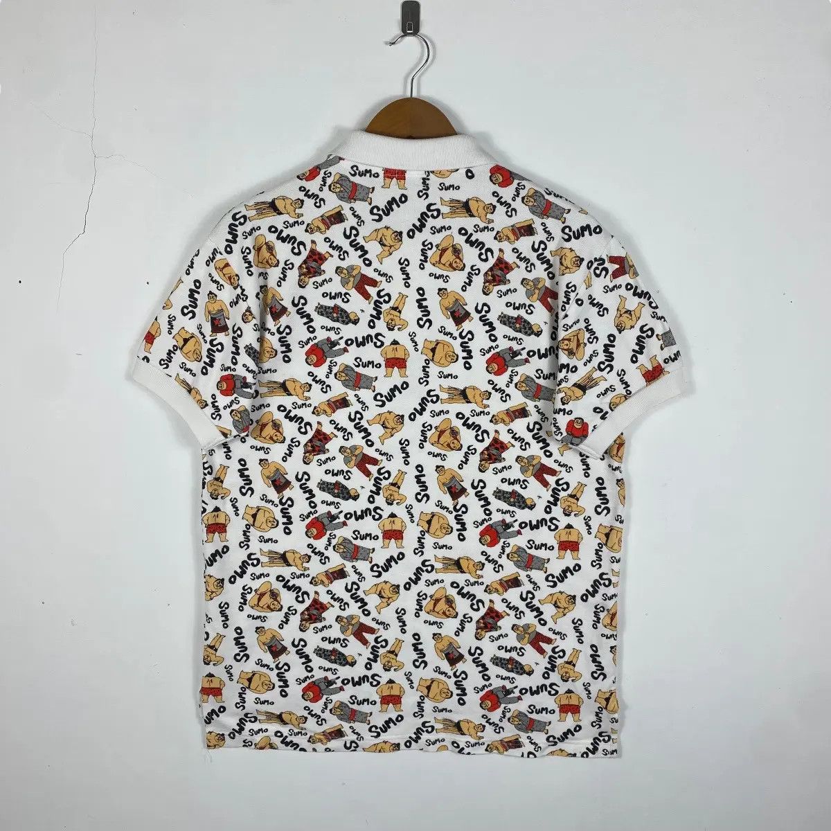 Japanese Brand Vintage SUMO FULL PRINT Japanese Style Polo Shirt Free Size Size US M / EU 48-50 / 2 - 4 Thumbnail