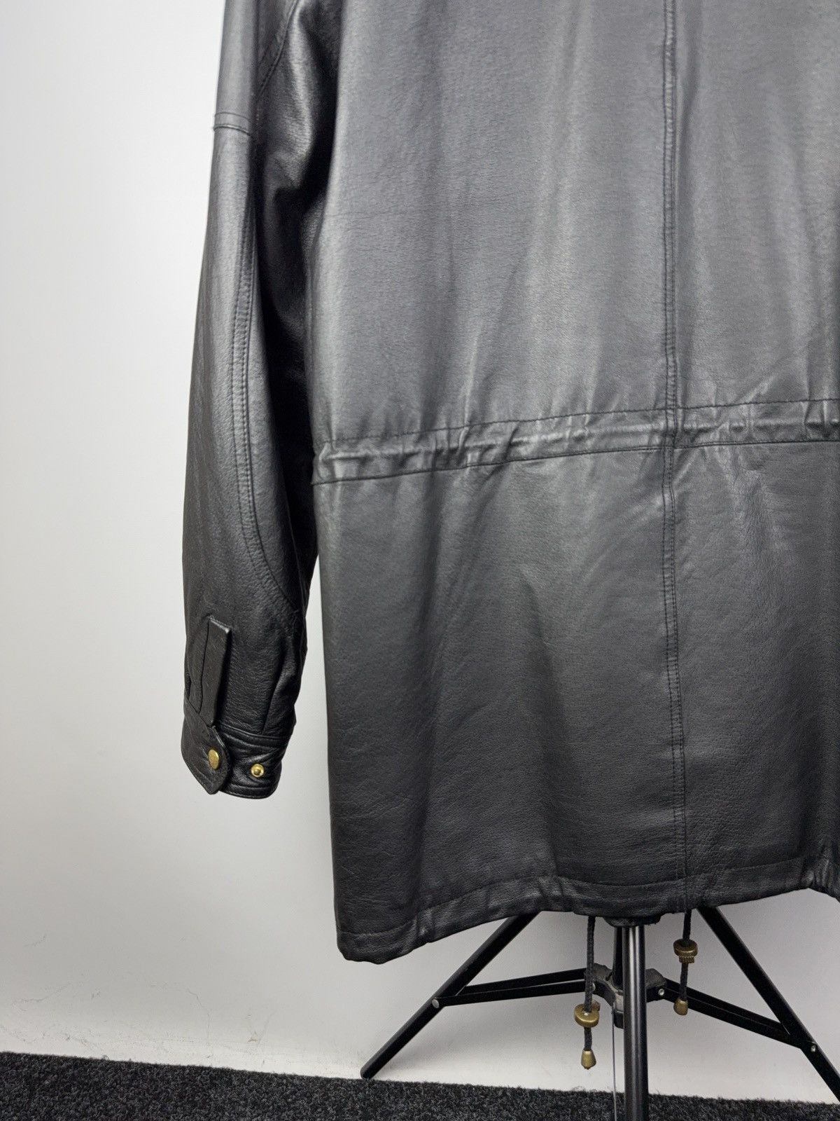 Vintage Vintage 90s Avant Garde Leather Biker MOTO Y2K Jacket Size US M / EU 48-50 / 2 - 8 Thumbnail