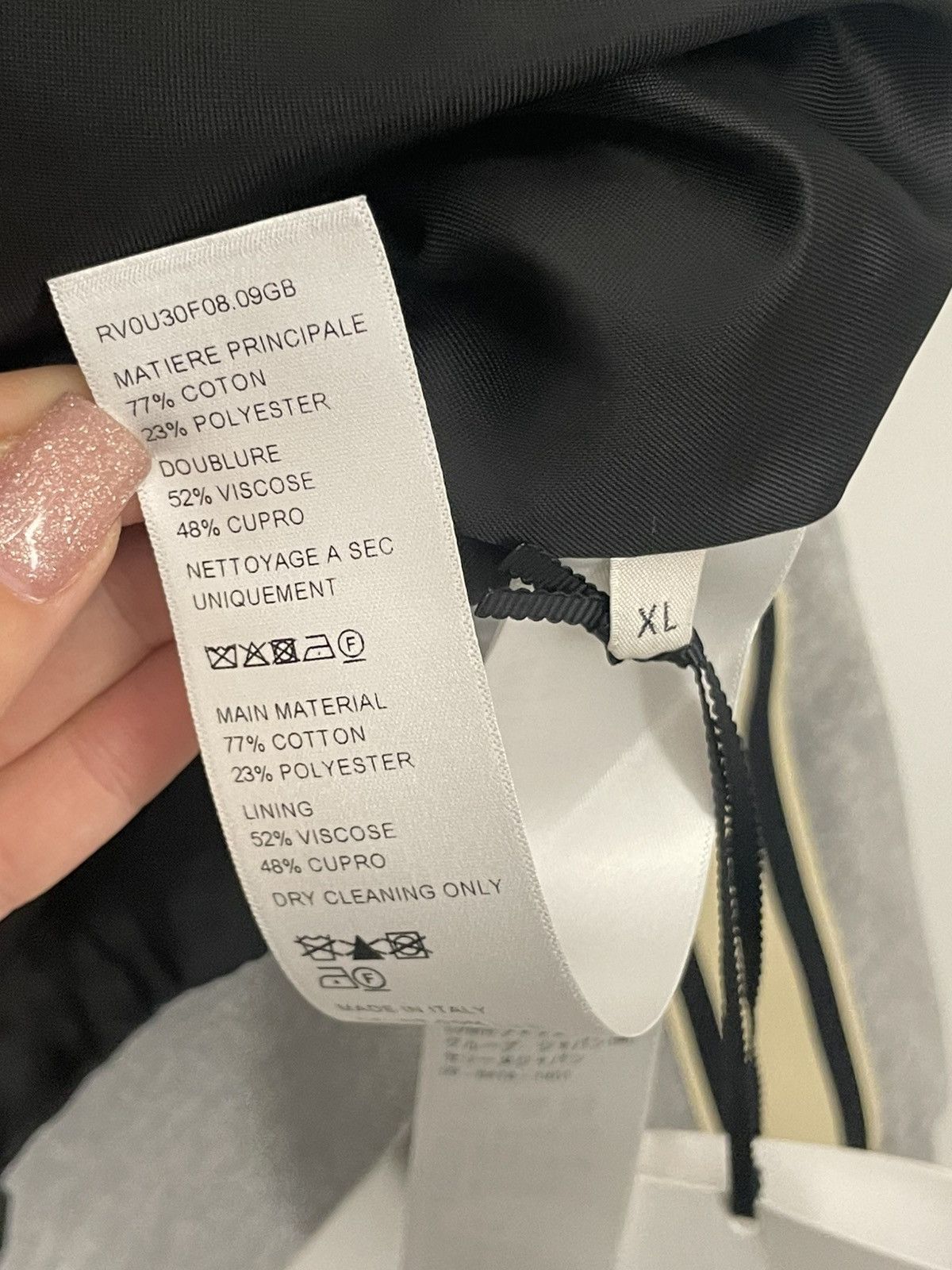 Celine TRACKSUIT JACKET IN VELVET COTTON Size US XL / EU 56 / 4 - 4 Thumbnail