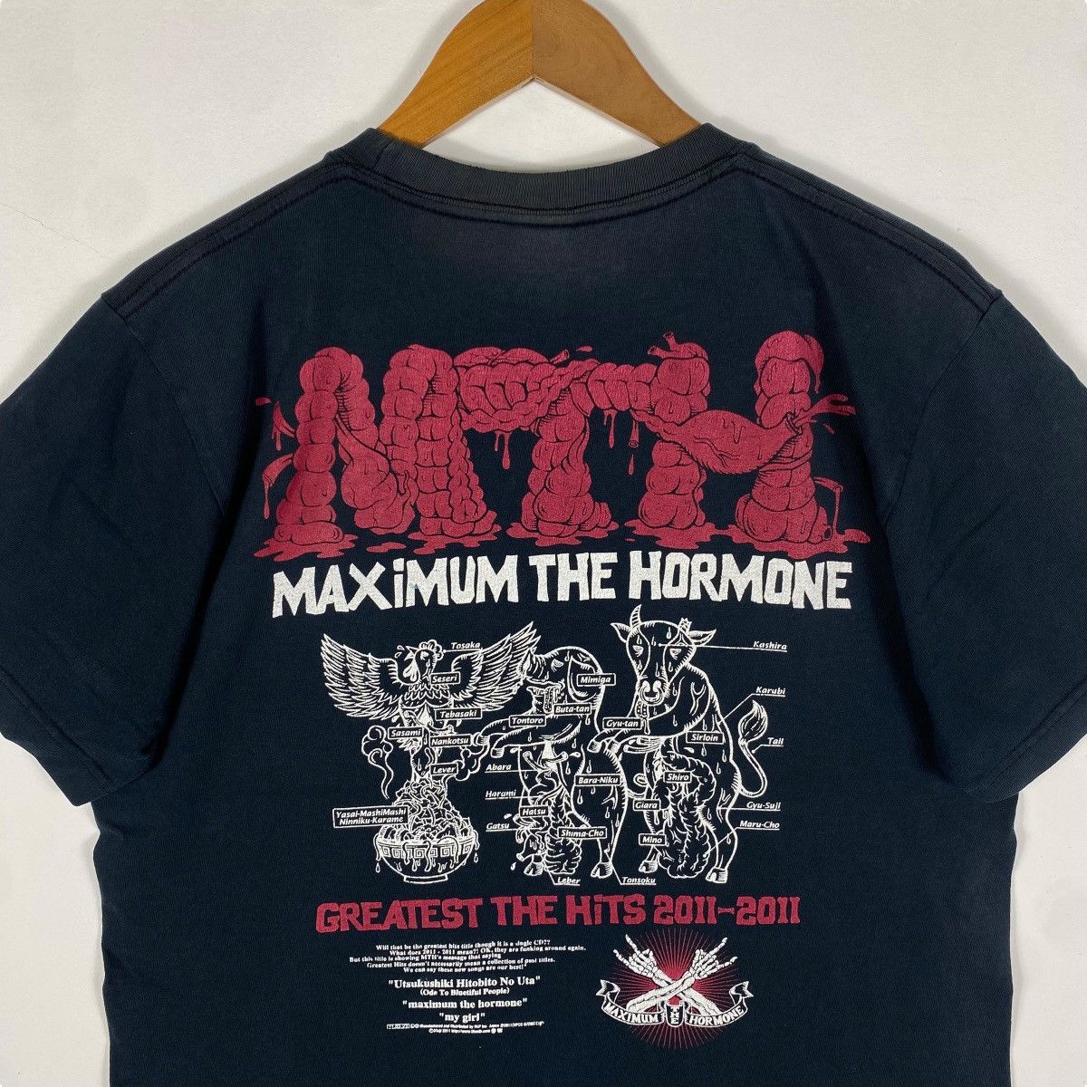 Band Tees × Vintage MAXIMUM THE HORMONE Greatest The Hits Japan Hardcore Band Size US M / EU 48-50 / 2 - 6 Thumbnail